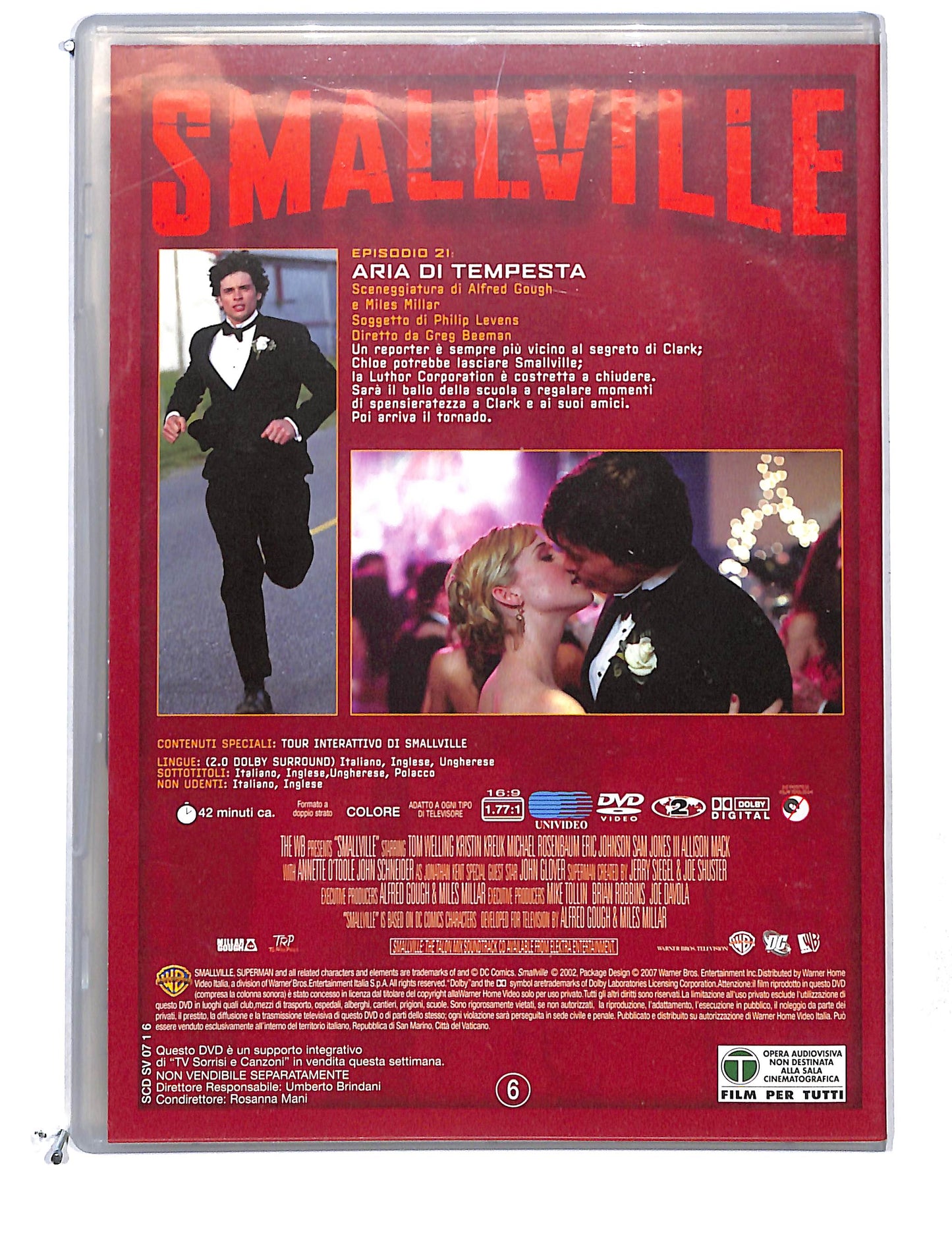 EBOND Smallville stagione Uno disco sei EDITORIALE DVD DB769114