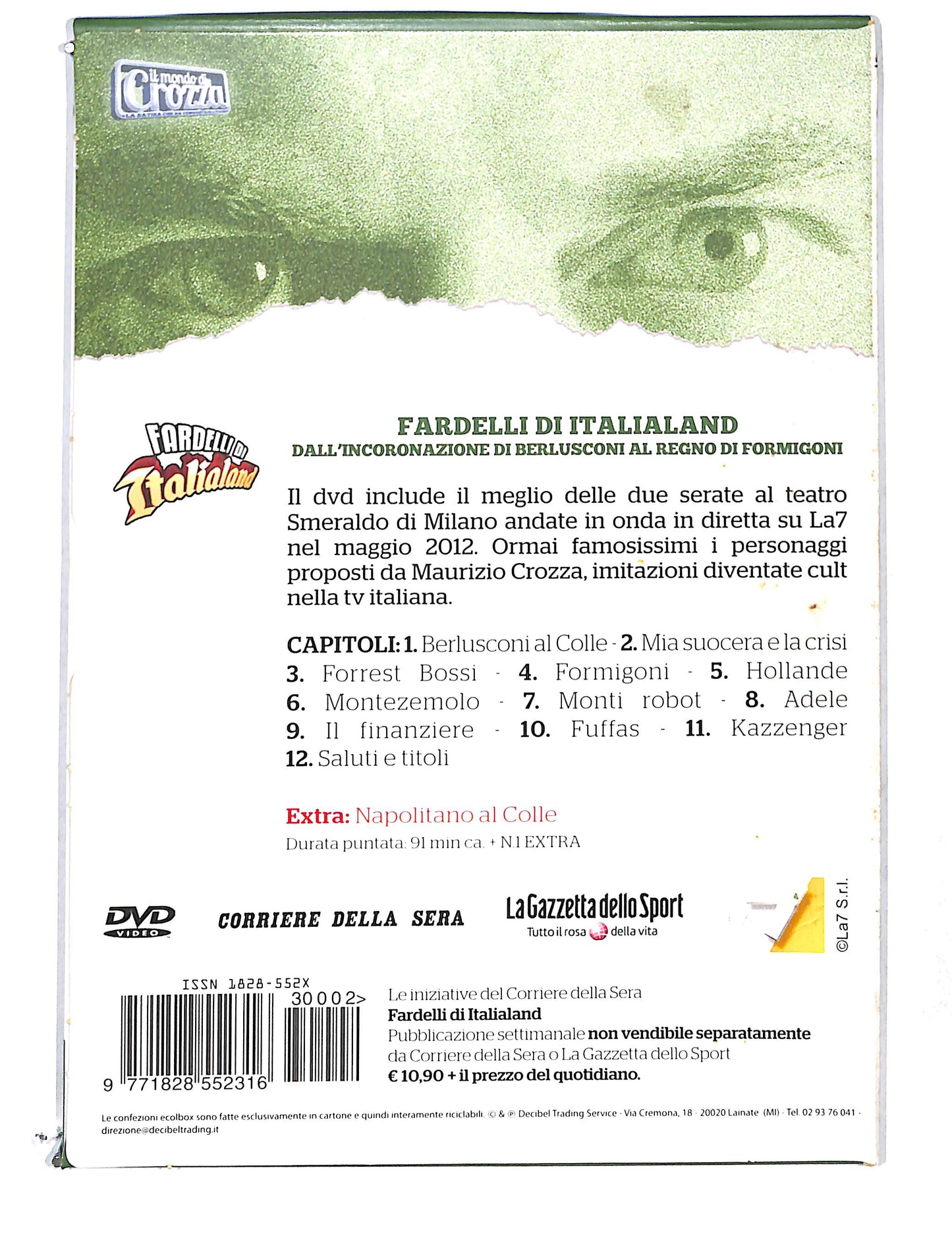 EBOND Il Mondo di Crozza vol.2 dall'incoronazione di Berlusconi DVD DB769126