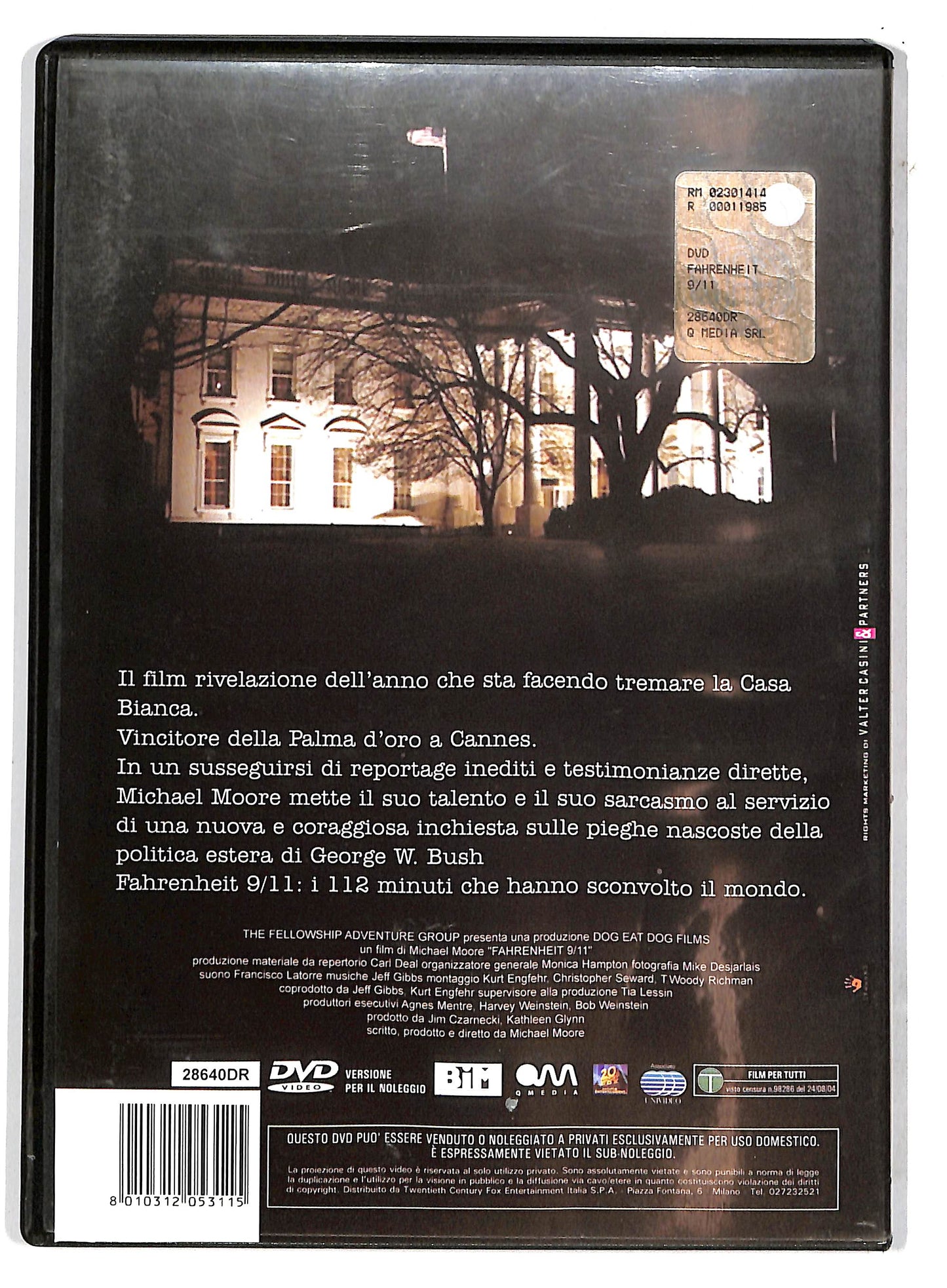 EBOND Fahrenheit 9/11 NOLEGGIO DVD DB769311