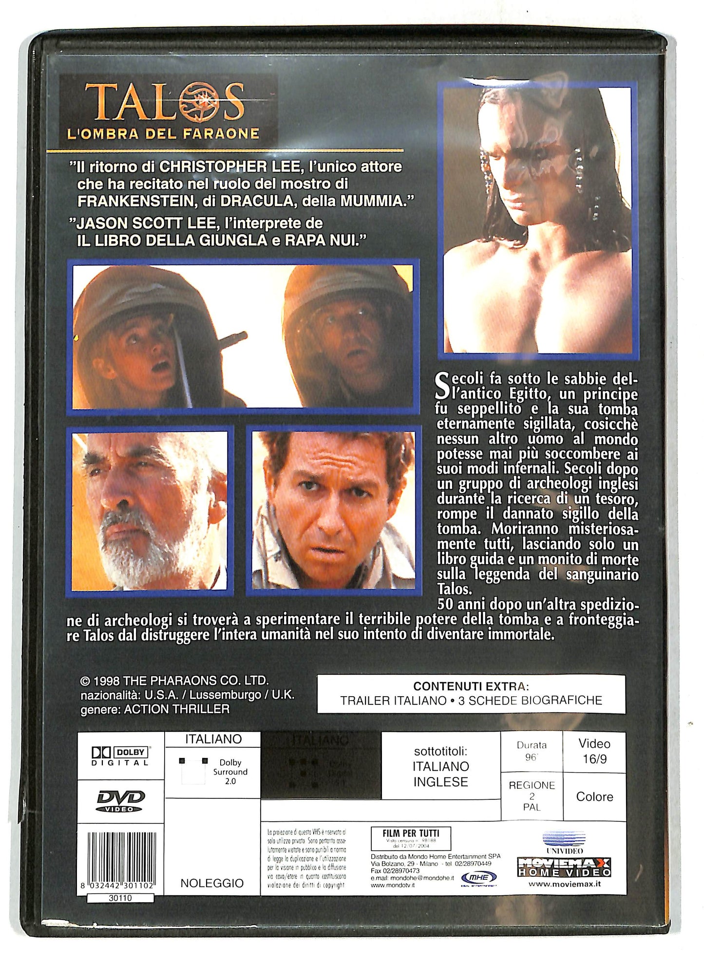 EBOND Talos l'ombra del faraone NOLEGGIO DVD DB769313