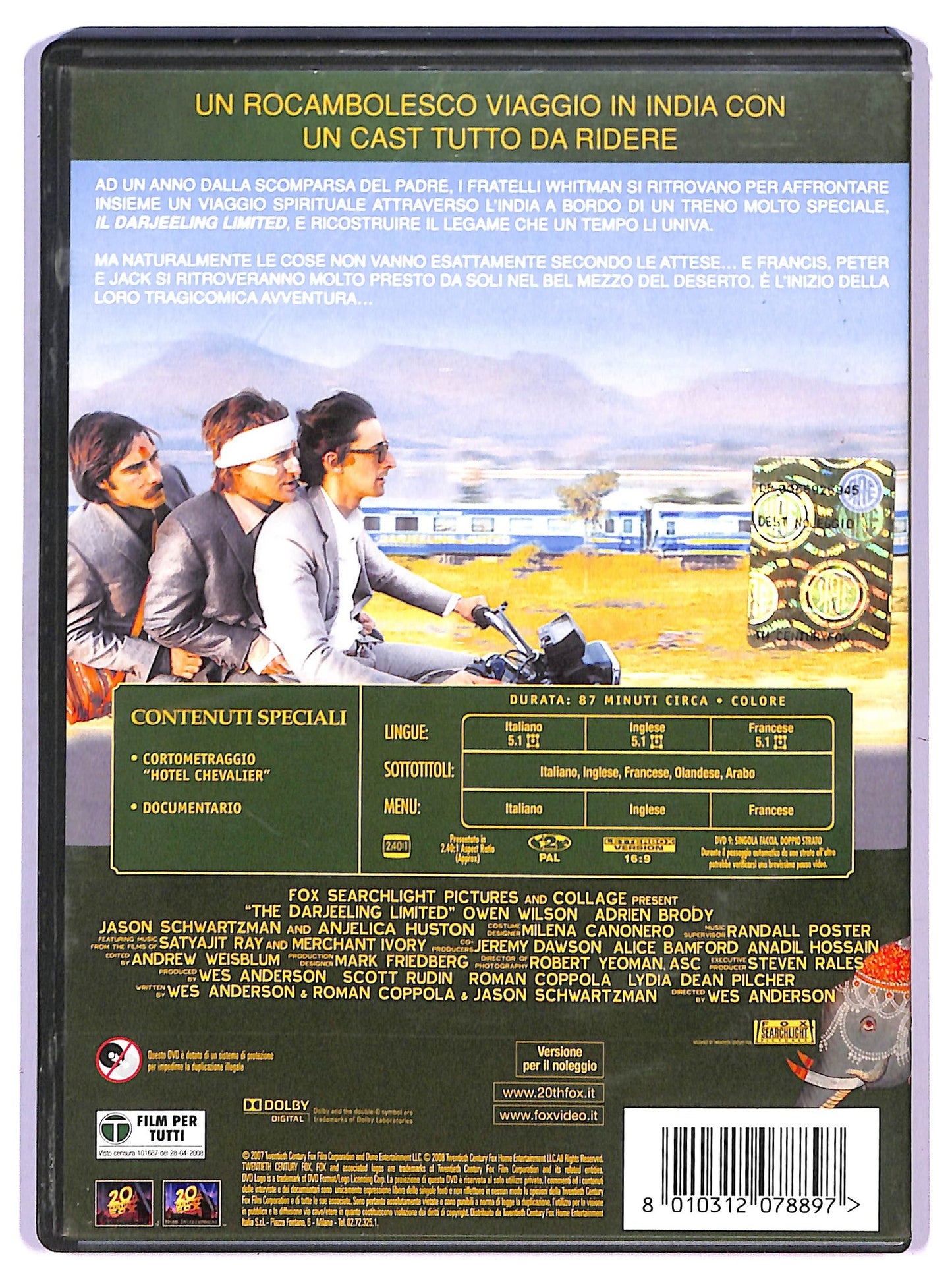 EBOND Il treno per il Darjeeling NOLEGGIO DVD DB769328