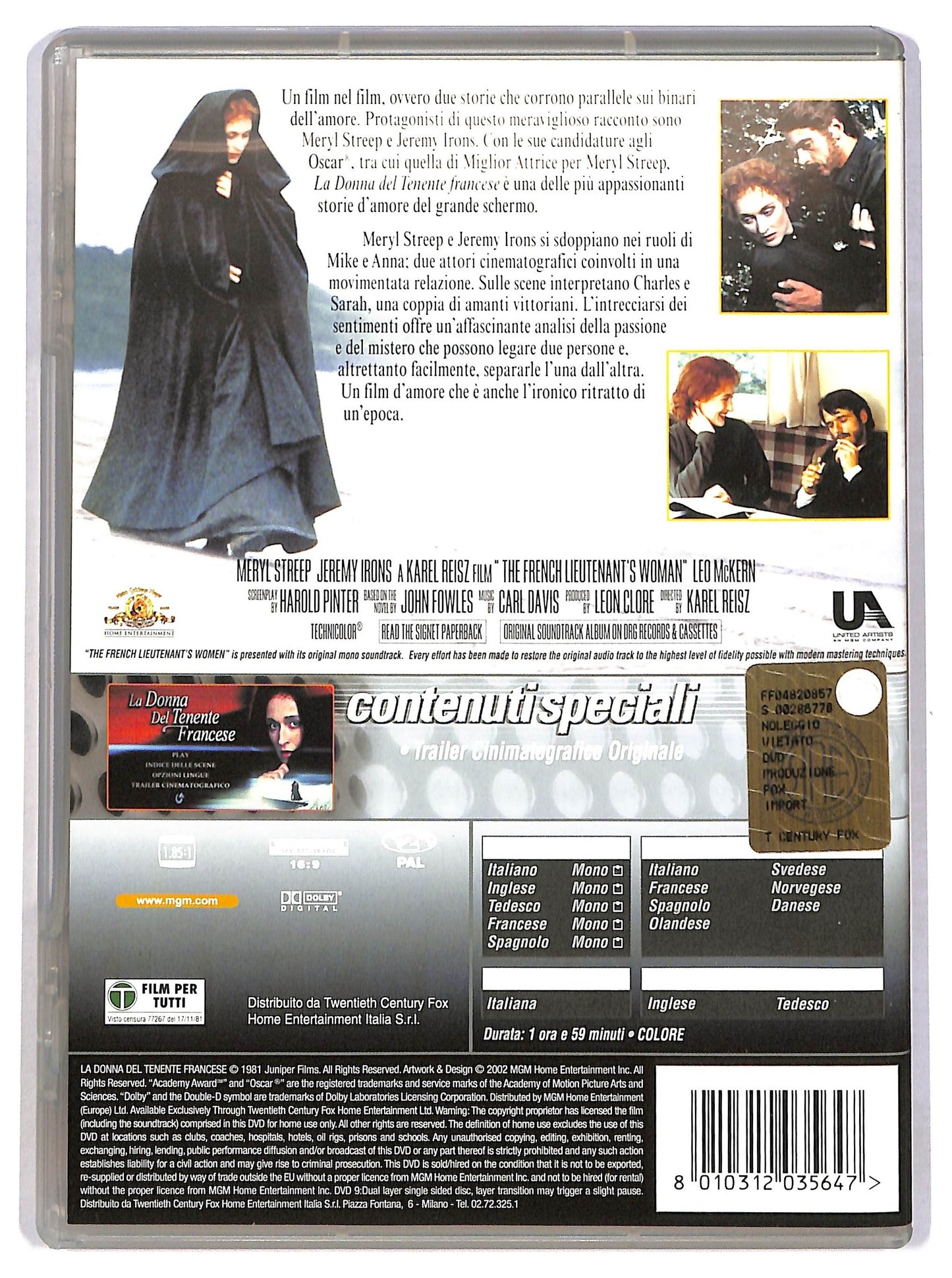 EBOND La donna del tenente francese DVD DB769803