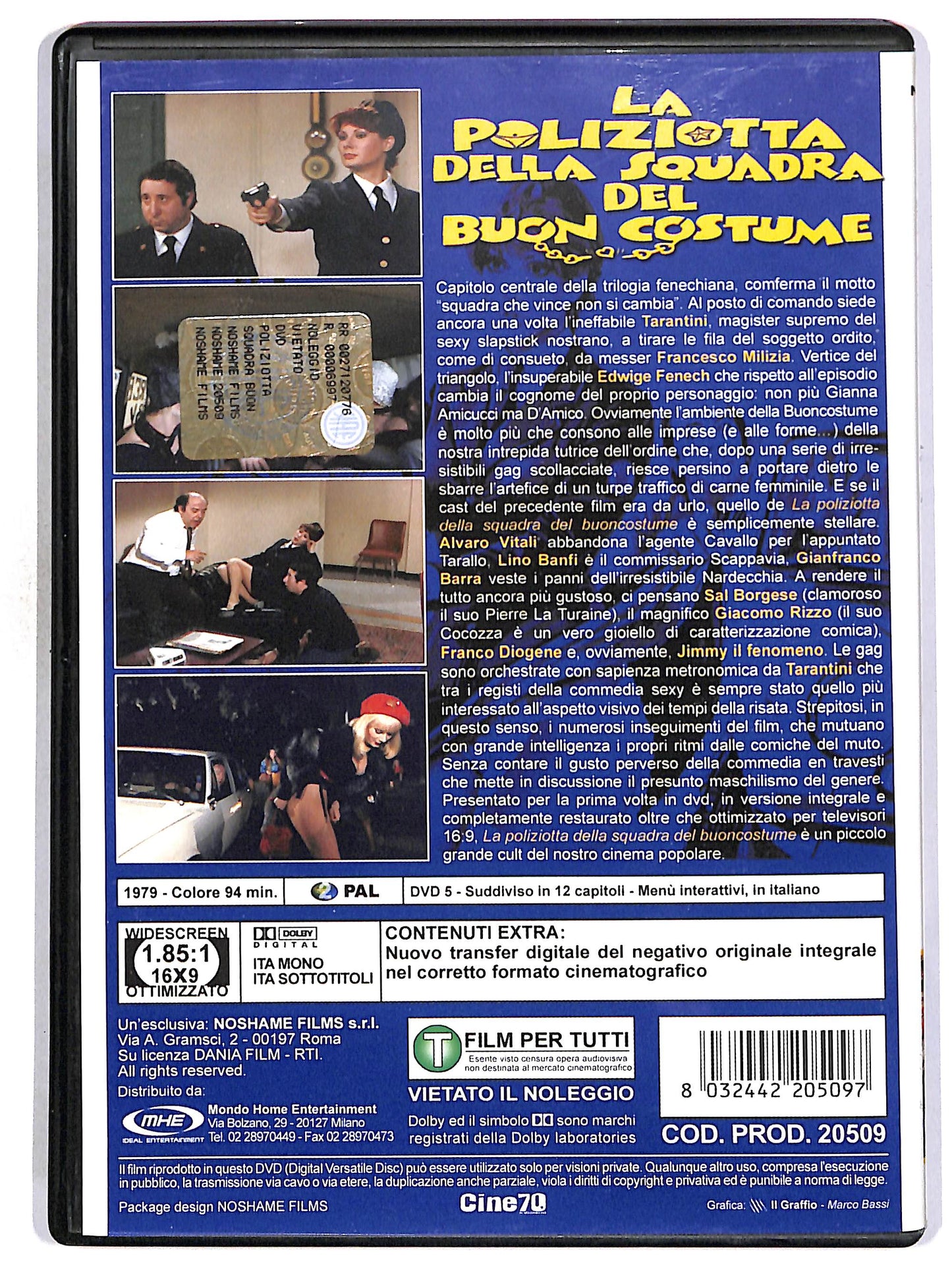 EBOND La poliziotta della squadra del buon costume DVD DB770118