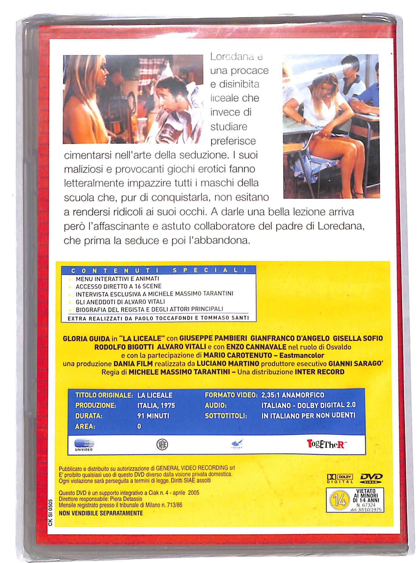 EBOND La liceale EDITORIALE DVD DB770160
