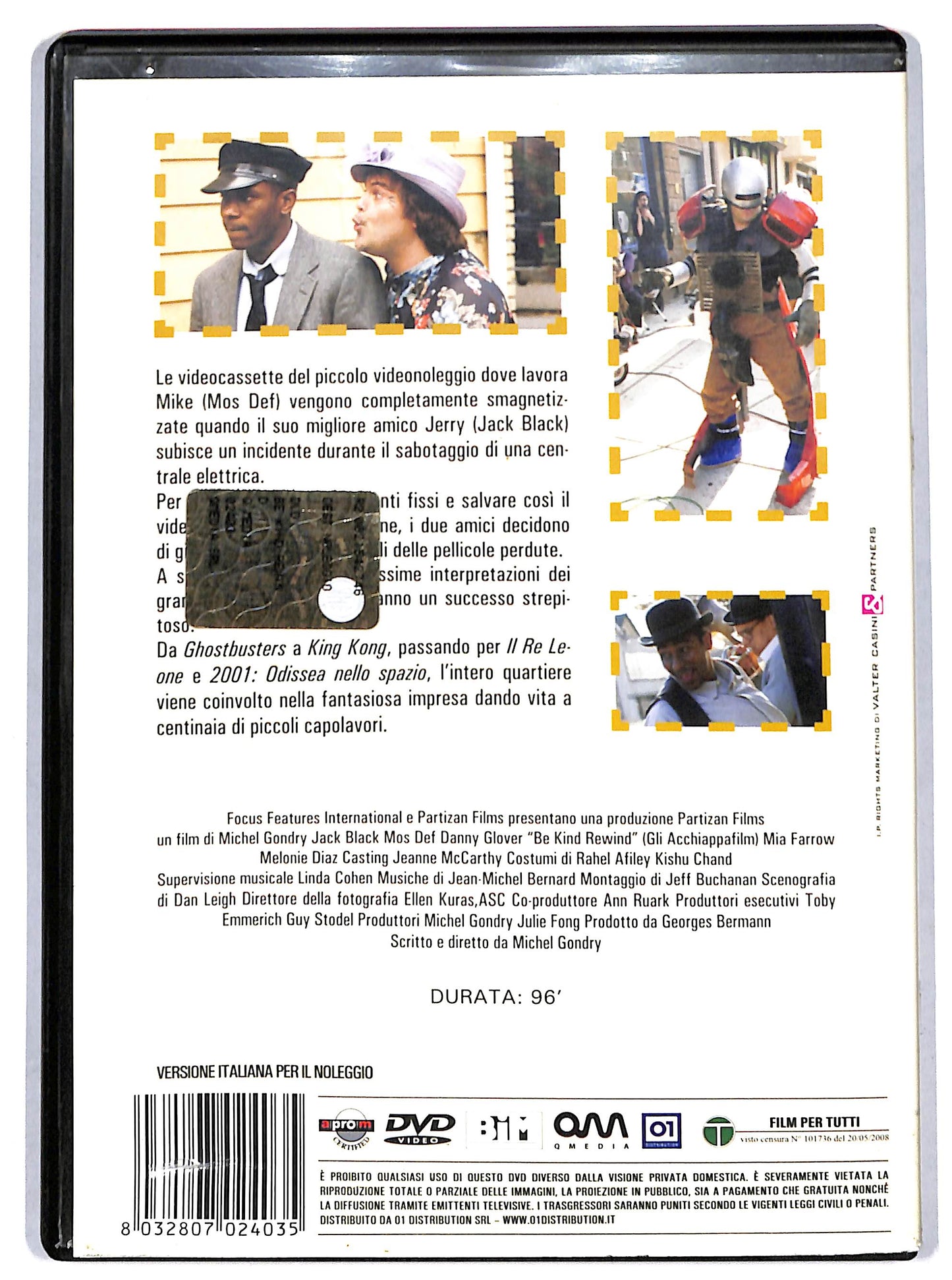 EBOND Be Kind Rewind - Gli acchiappafilm NOLEGGIO DVD DB770301