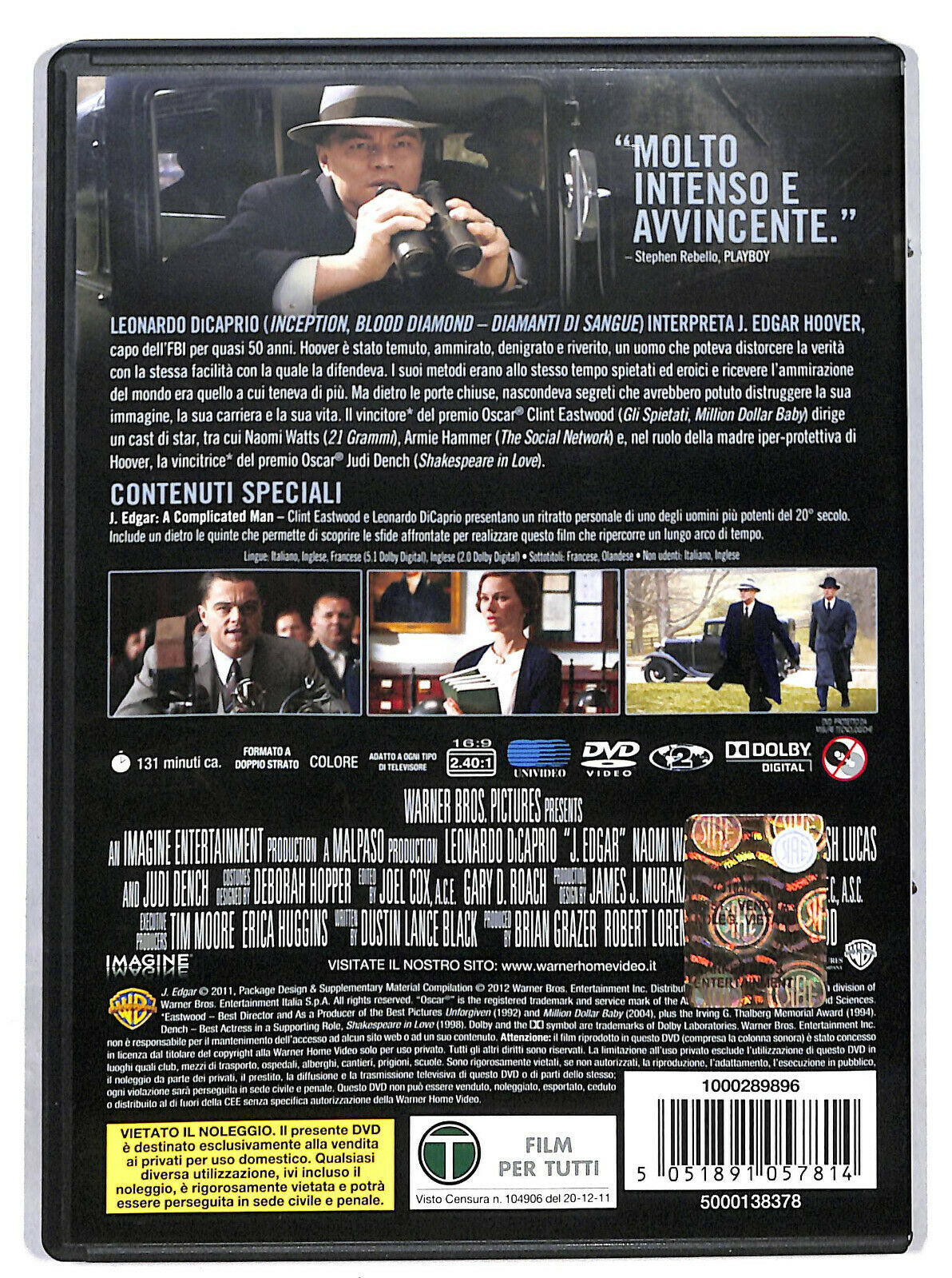 EBOND J. Edgar DVD DB770337