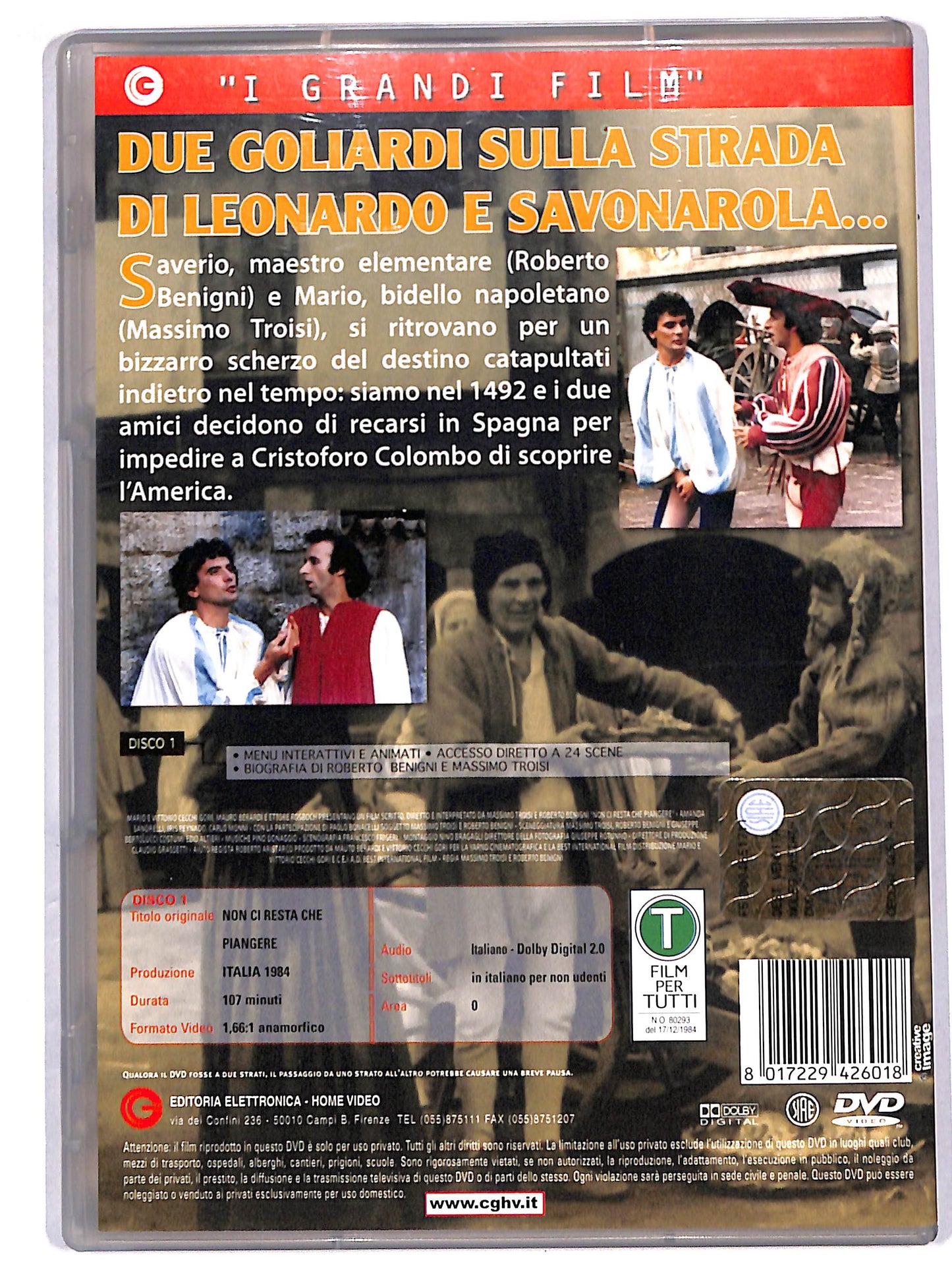 EBOND non ci resta che piangere DVD DB770355
