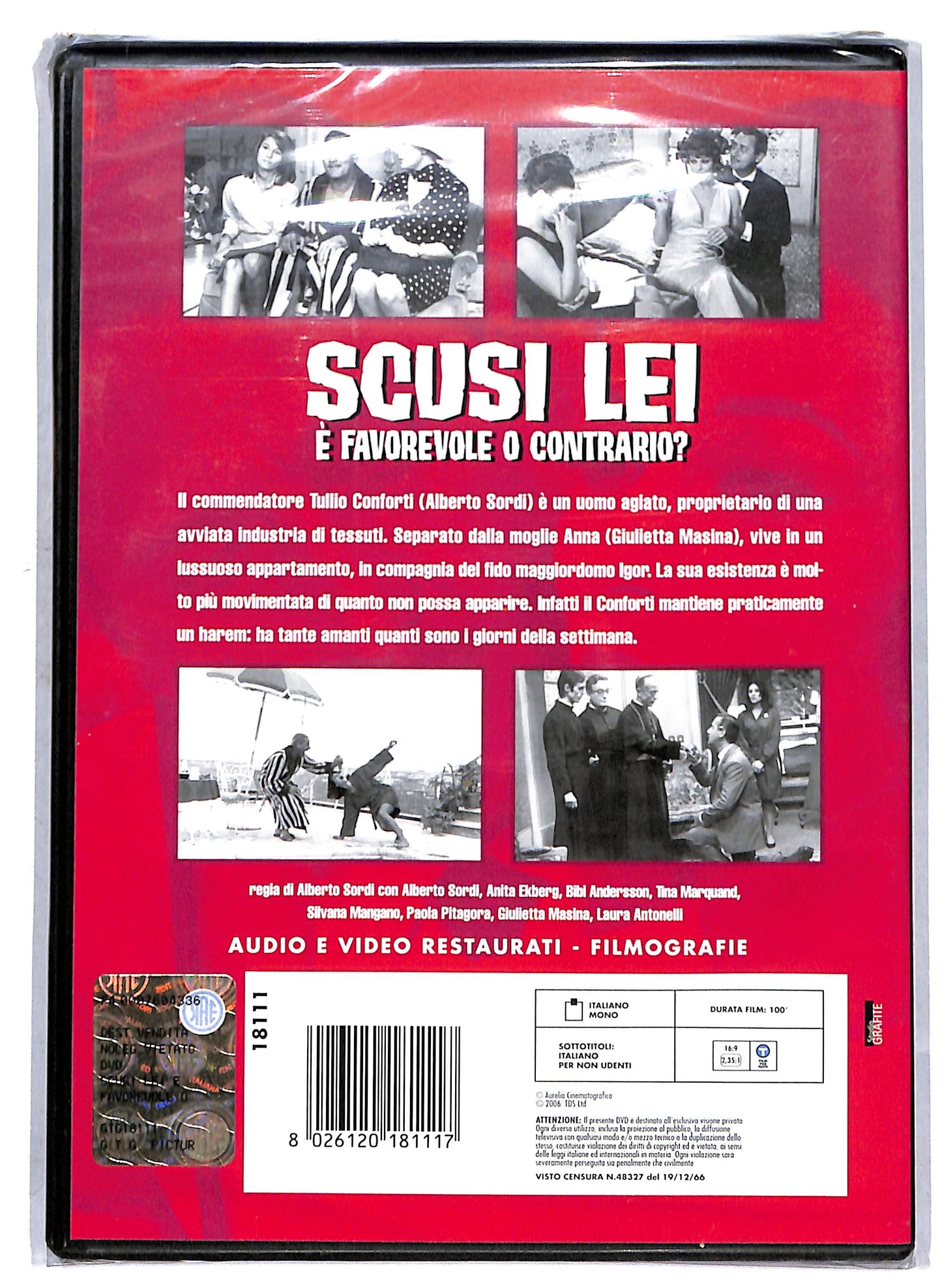 EBOND Scusi, Lei e Favorevole o Contrario? DVD DB770604