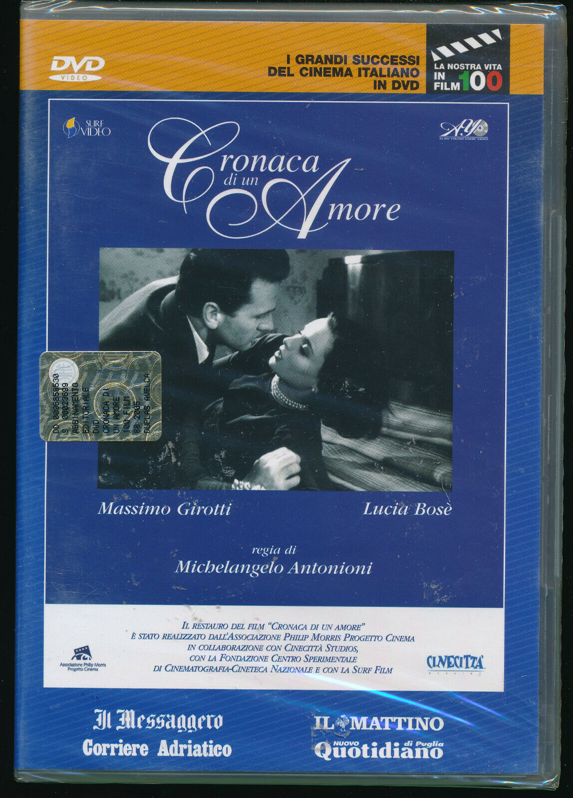 EBOND Cronaca Di Un Amore Editoriale DVD DB770665