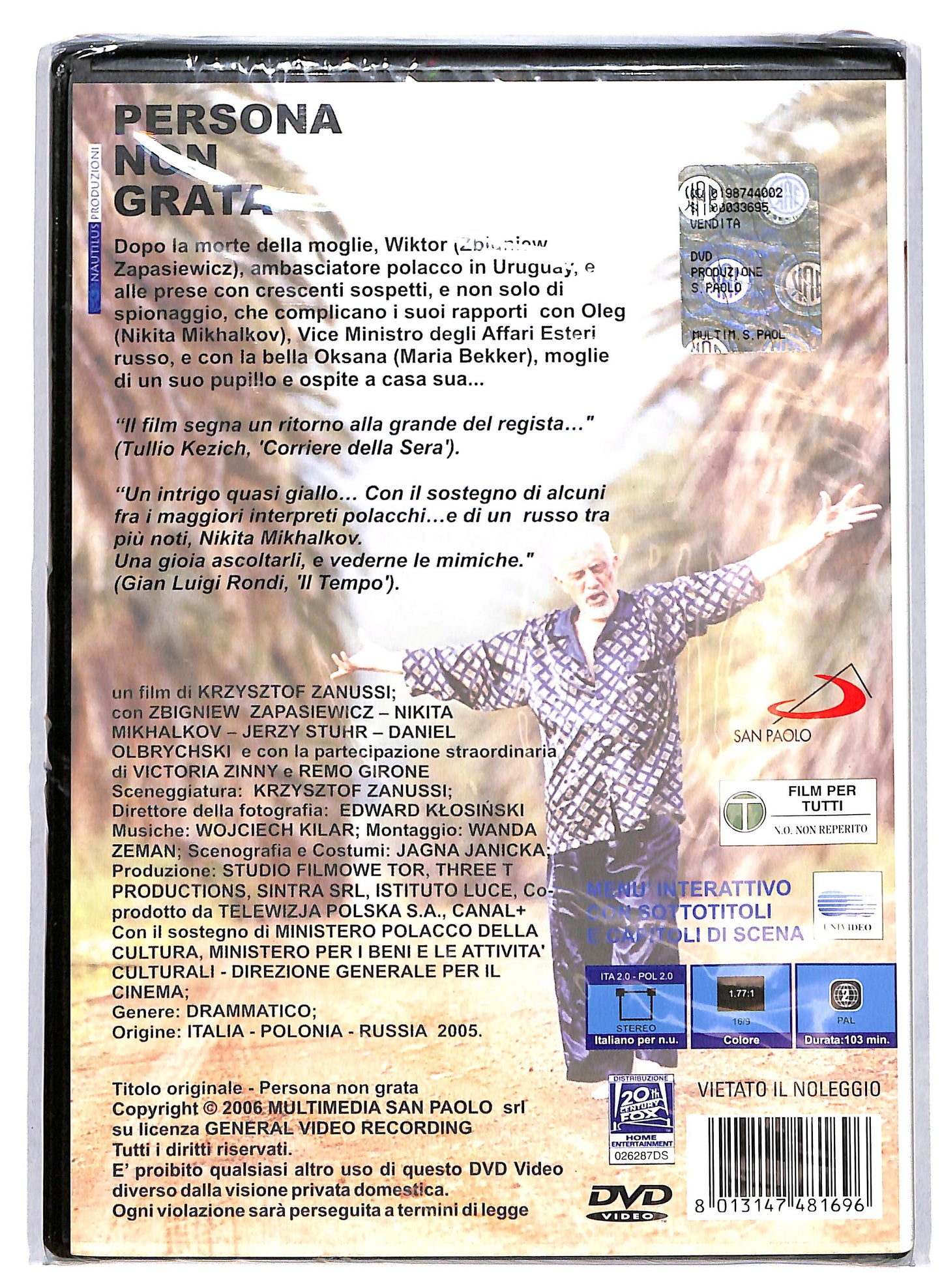 EBOND Persona non grata (film 2005) DVD DB770838