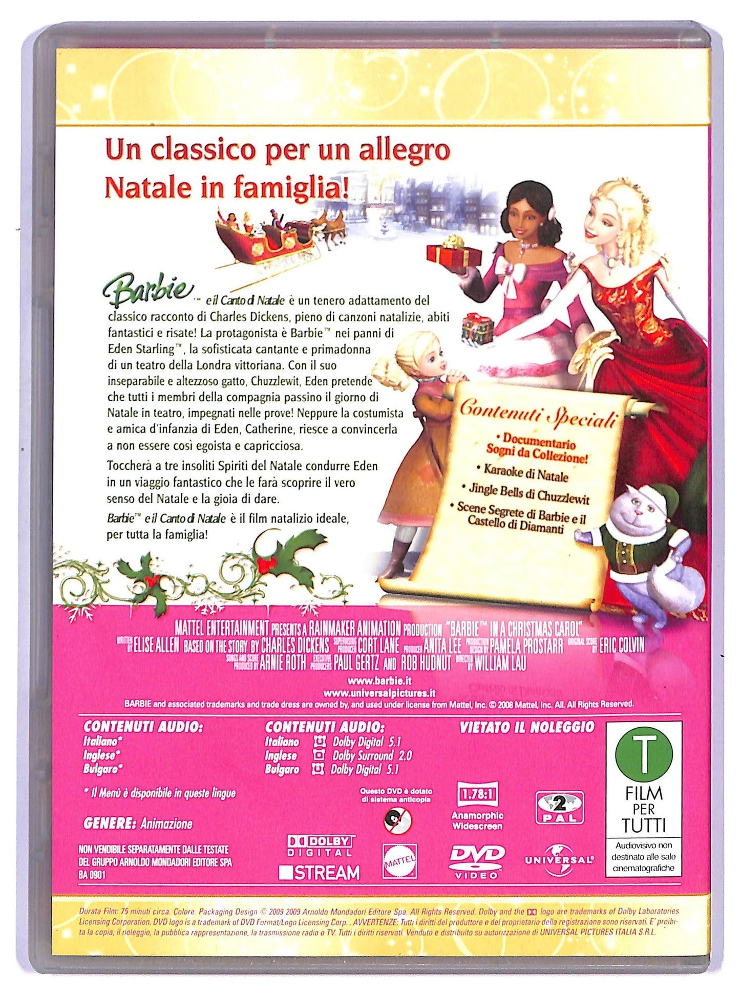 EBOND Barbie e il canto di natale EDITORIALE DVD DB770865