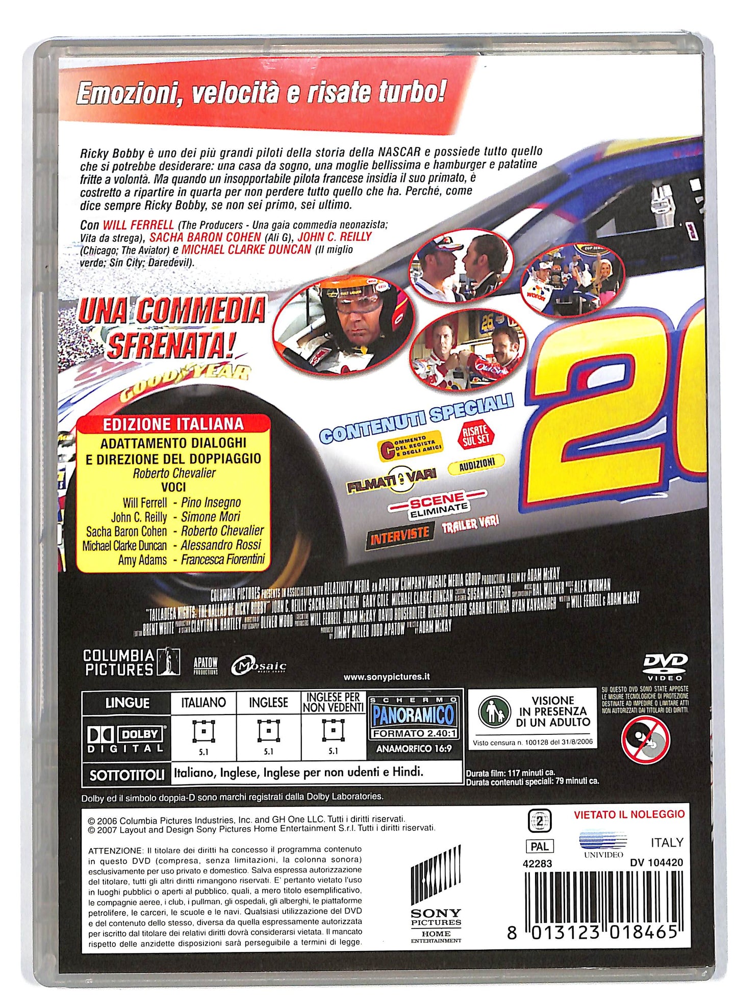 EBOND Talladega nights - Ricky Bobby: La storia di.. EDITORIALE DVD DB771353