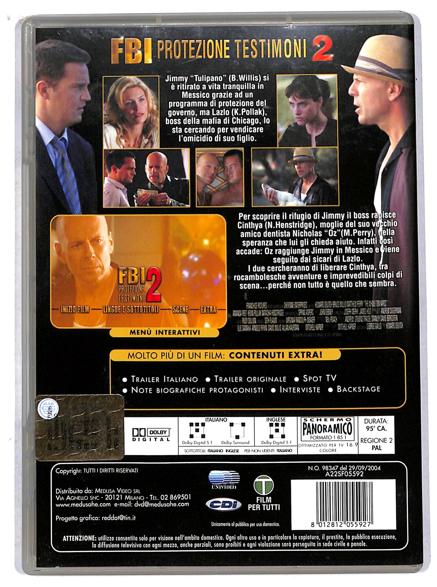 EBOND fbi: protezione testimoni 2 DVD DB771357
