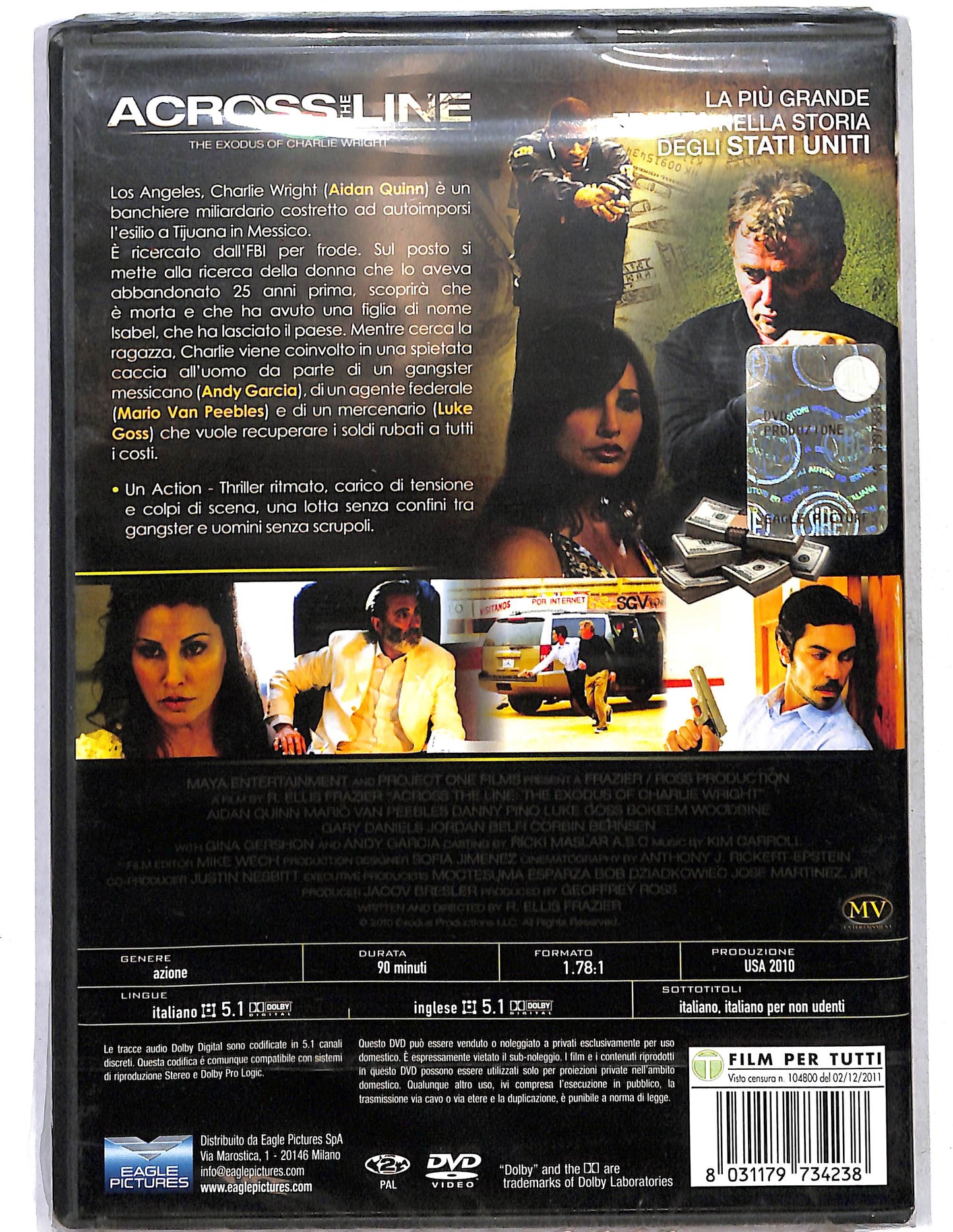 EBOND Across the line NOLEGGIO DVD DB771503