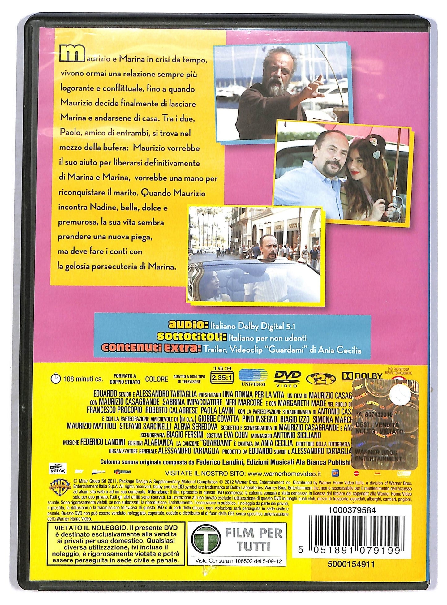 EBOND Una donna x la vita NOLEGGIO DVD DB771518