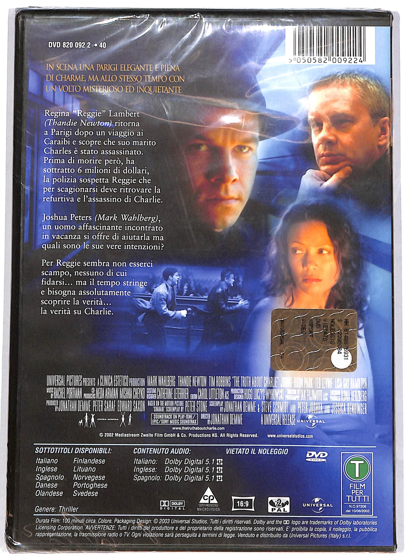 EBOND The Truth About Charlie NOLEGGIO DVD DB771550