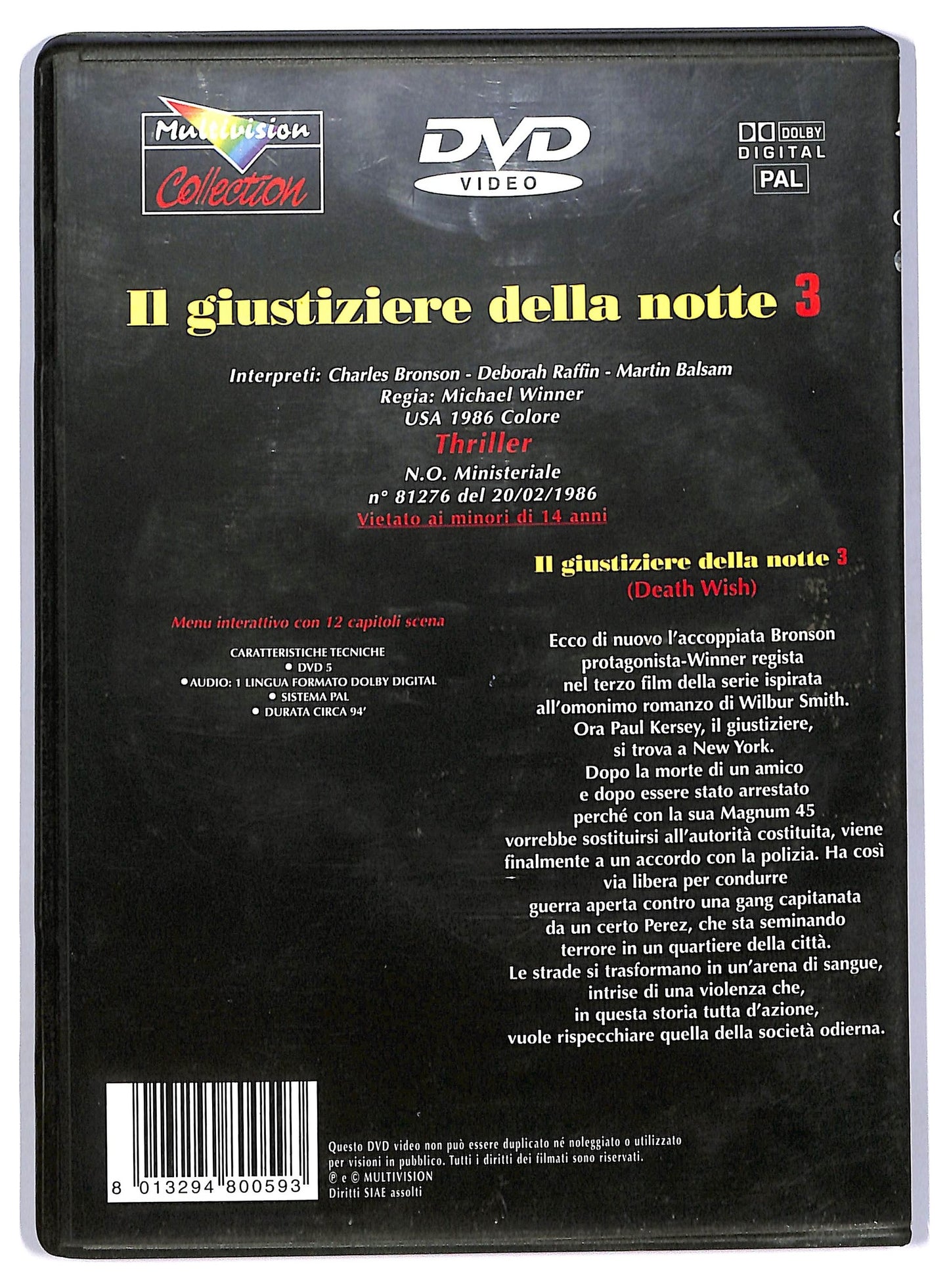 EBOND Il giustiziere della notte 3 DVD DB771557