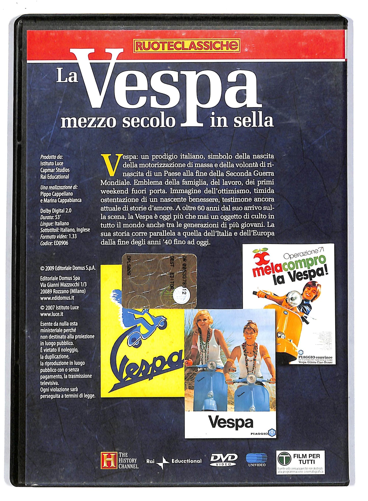 EBOND La Vespa - Mezzo secolo in sella DVD DB771710