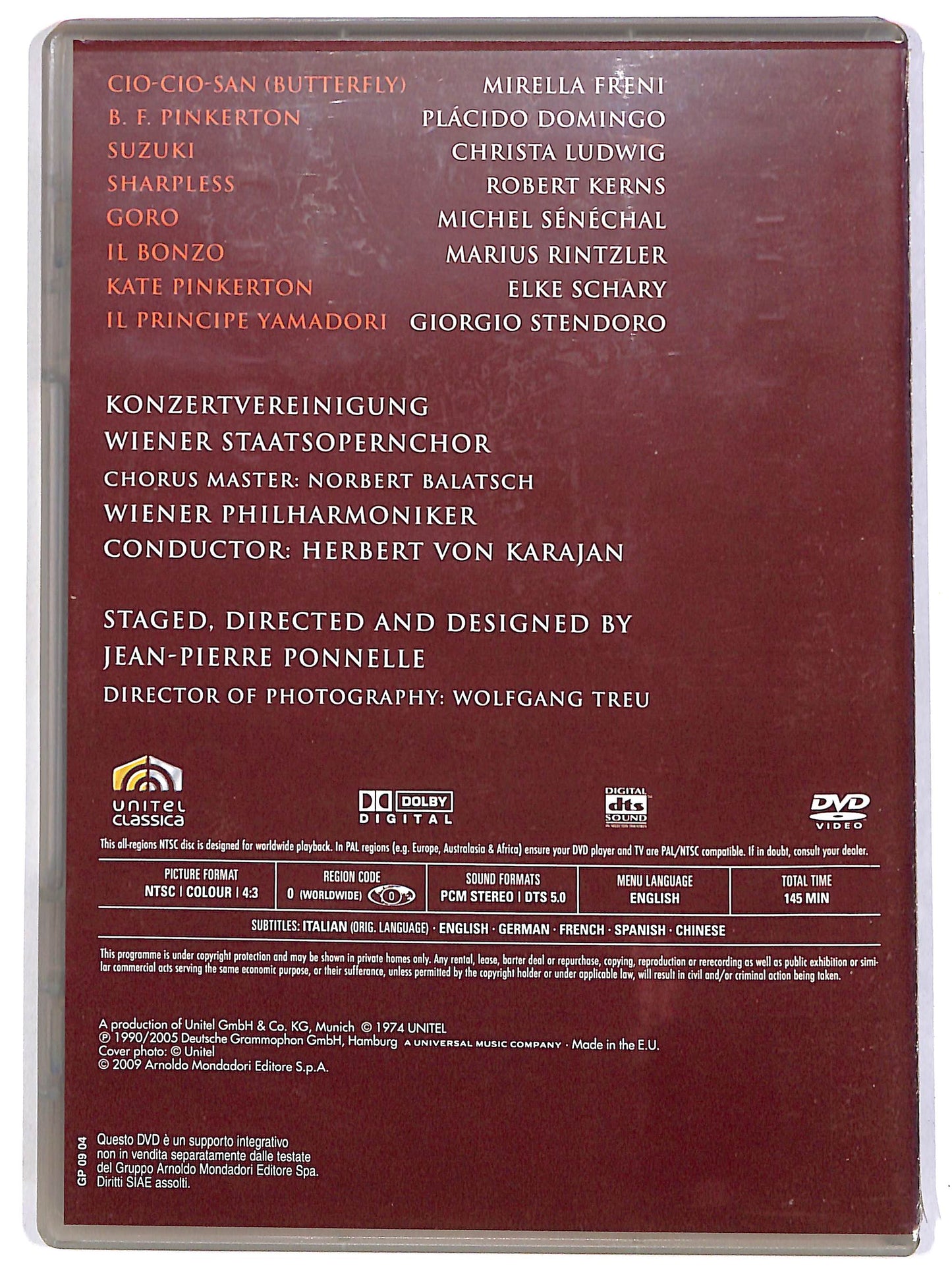 EBOND Madama Butterfly EDITORIALE DVD DB771712