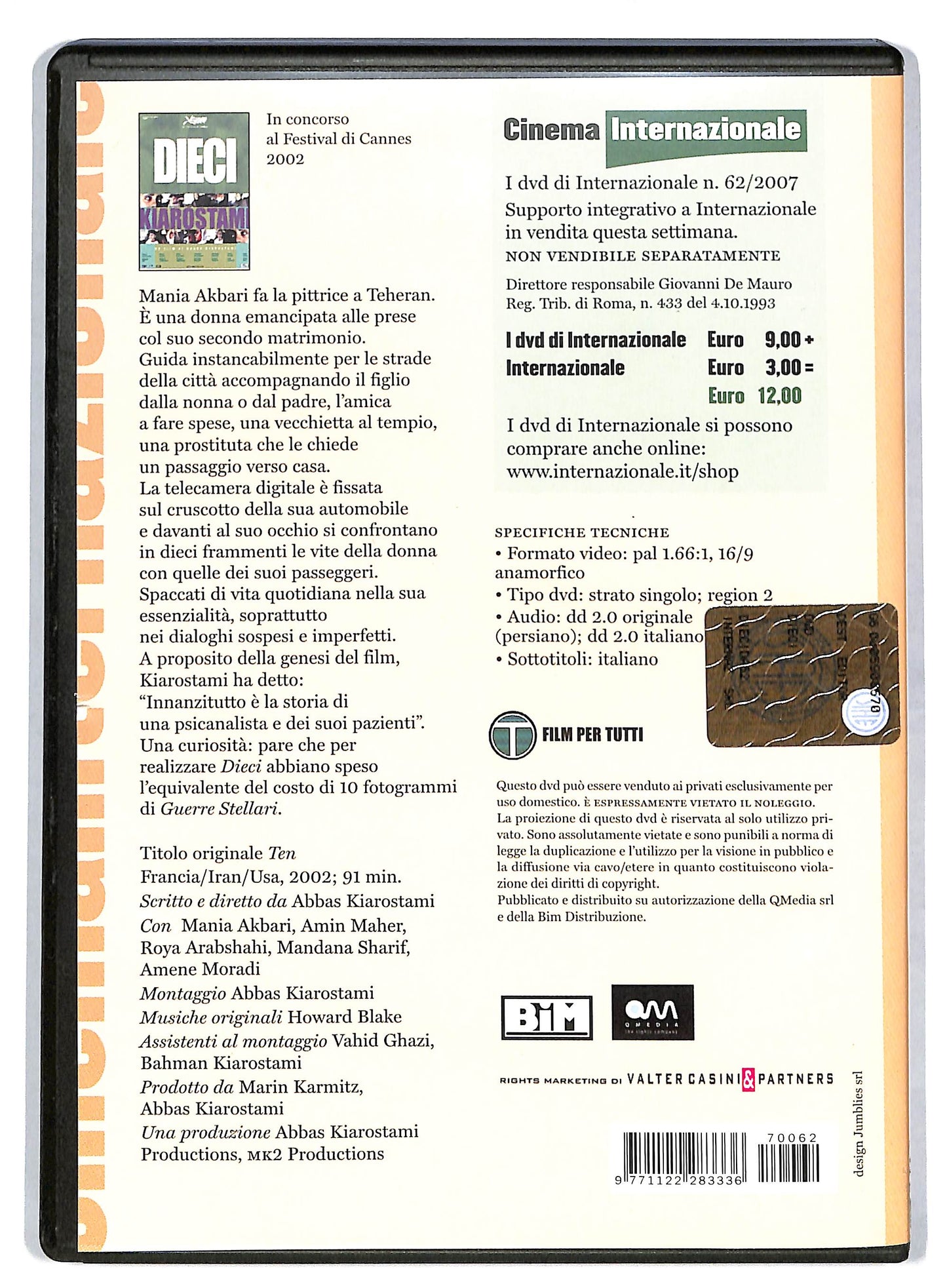 EBOND Dieci EDITORIALE DVD DB771717