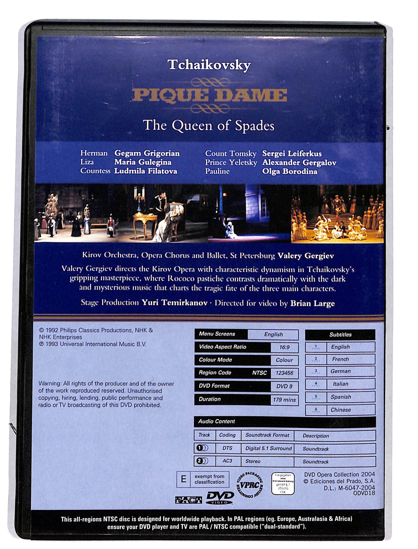 EBOND Dvd Opera Collection - Pique dame EDITORIALE DVD DB771723