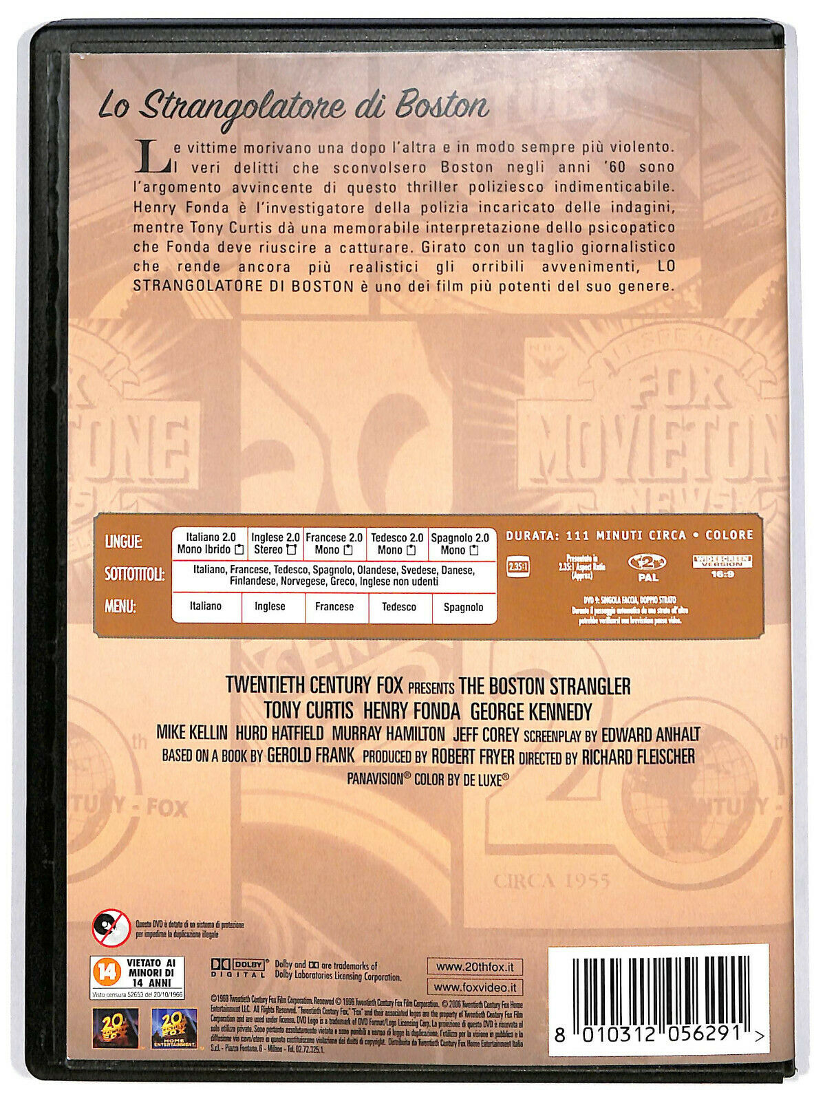 EBOND Lo Strangolatore Di Boston DVD DB771728