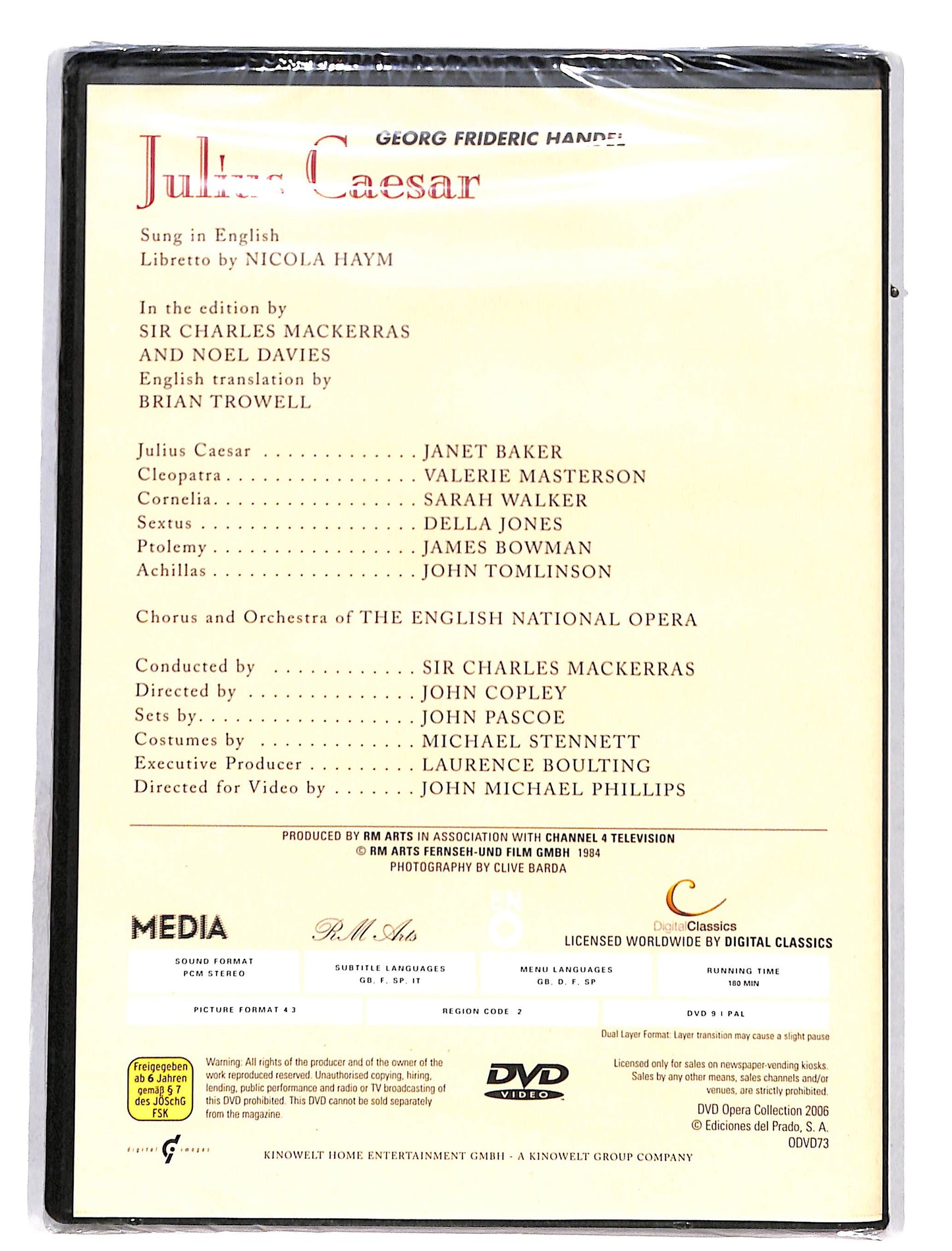 EBOND Dvd Opera Collection Julius Caesar EDITORIALE DVD DB771748