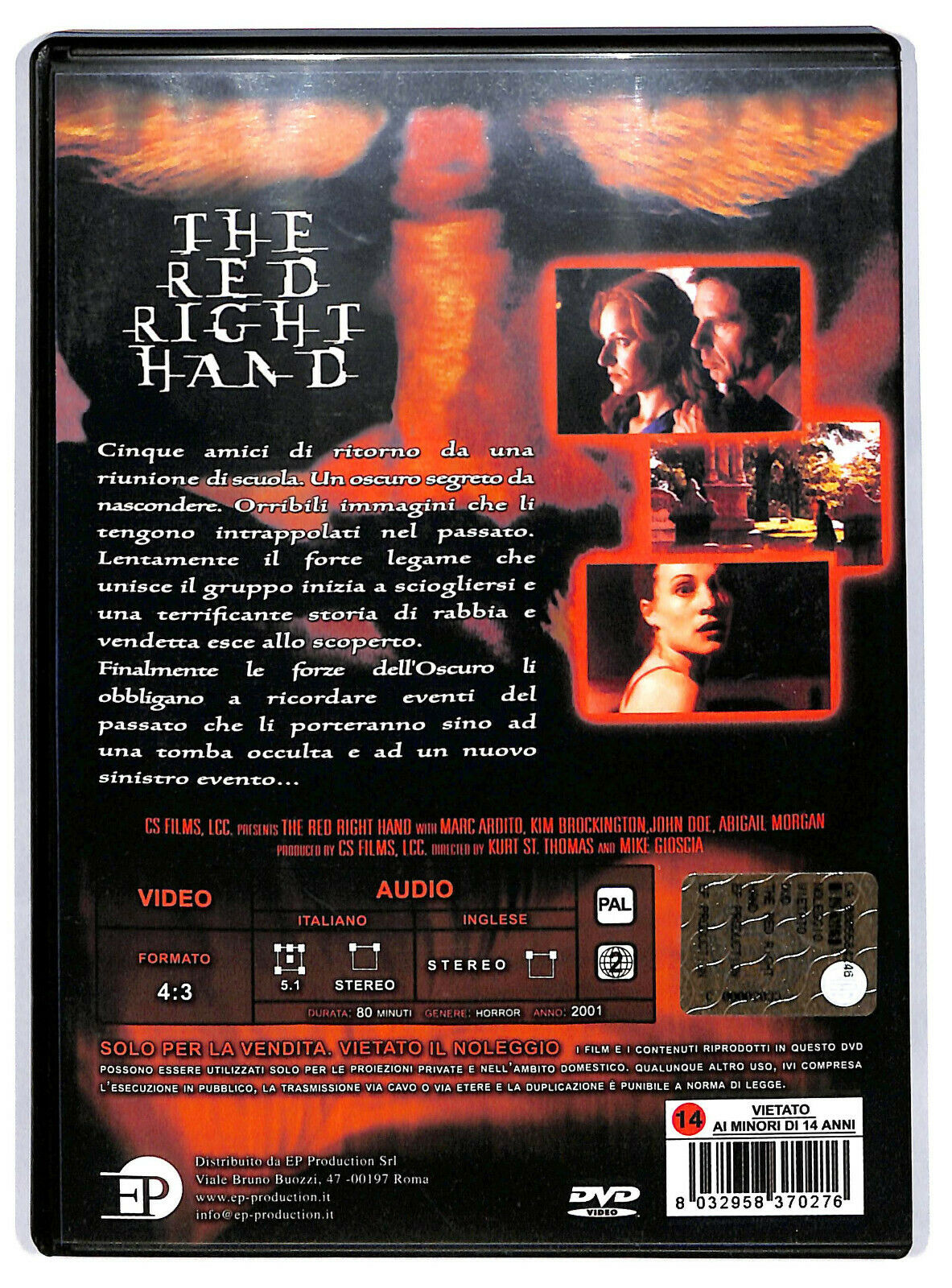 EBOND The Red Right Hand NOLEGGIO DVD DB771906