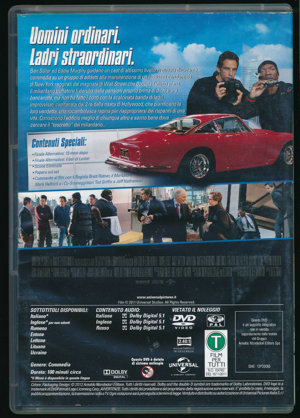 EBOND Tower Heist - Colpo Ad Alto Livello DVD DB772302