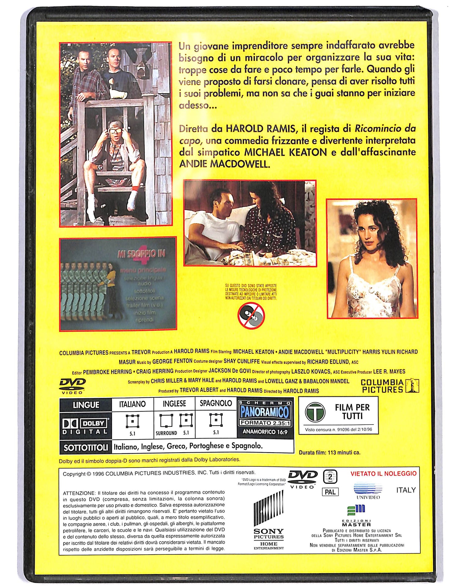 EBOND Mi sdoppio in 4 EDITORIALE DVD DB772316