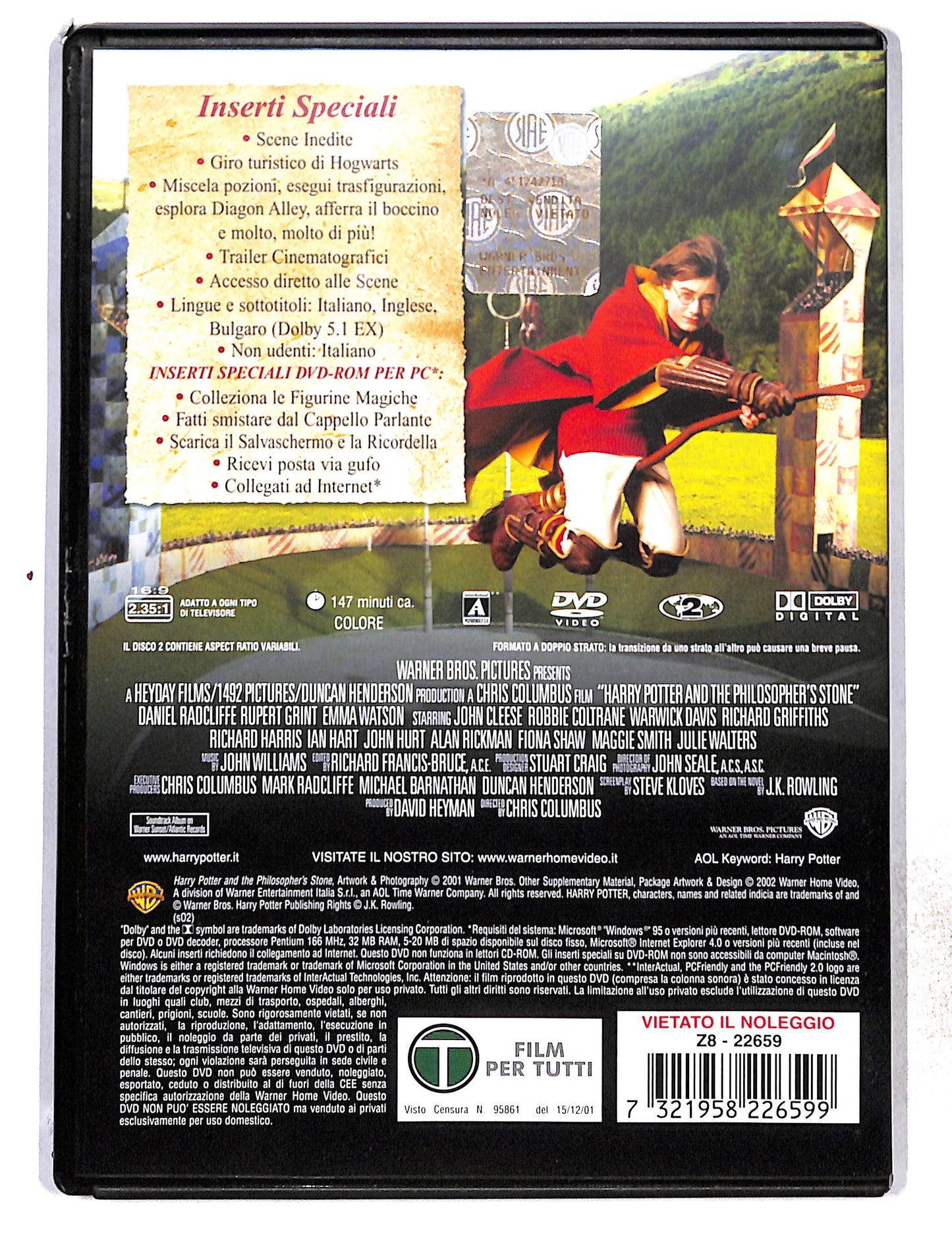 EBOND Harry Potter e la pietra filosofale EDIZIONE SPECIALE DVD DB772807