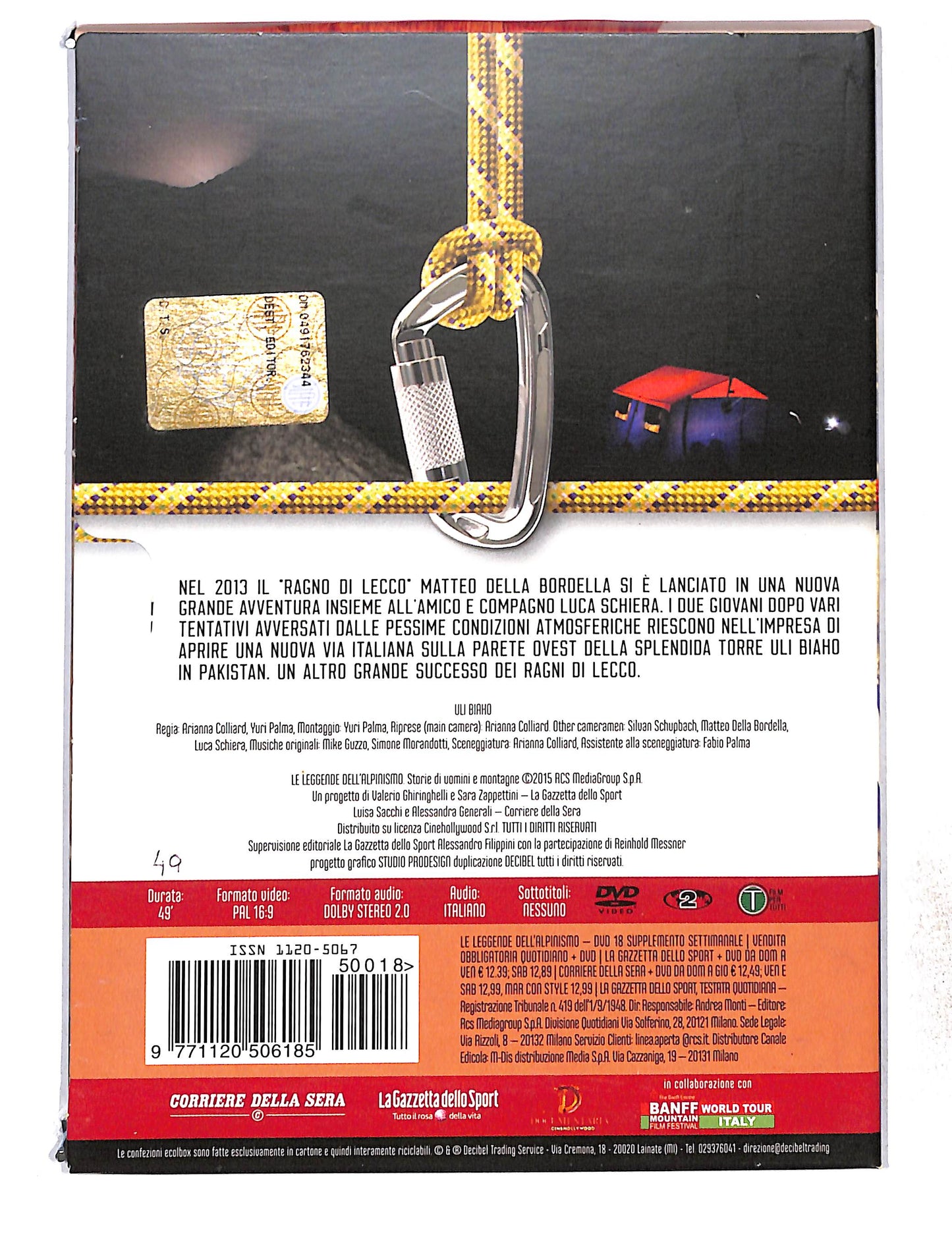 EBOND Le Leggende Dell'Alpinismo Vol.18 Uli Biaho DVD DB772836