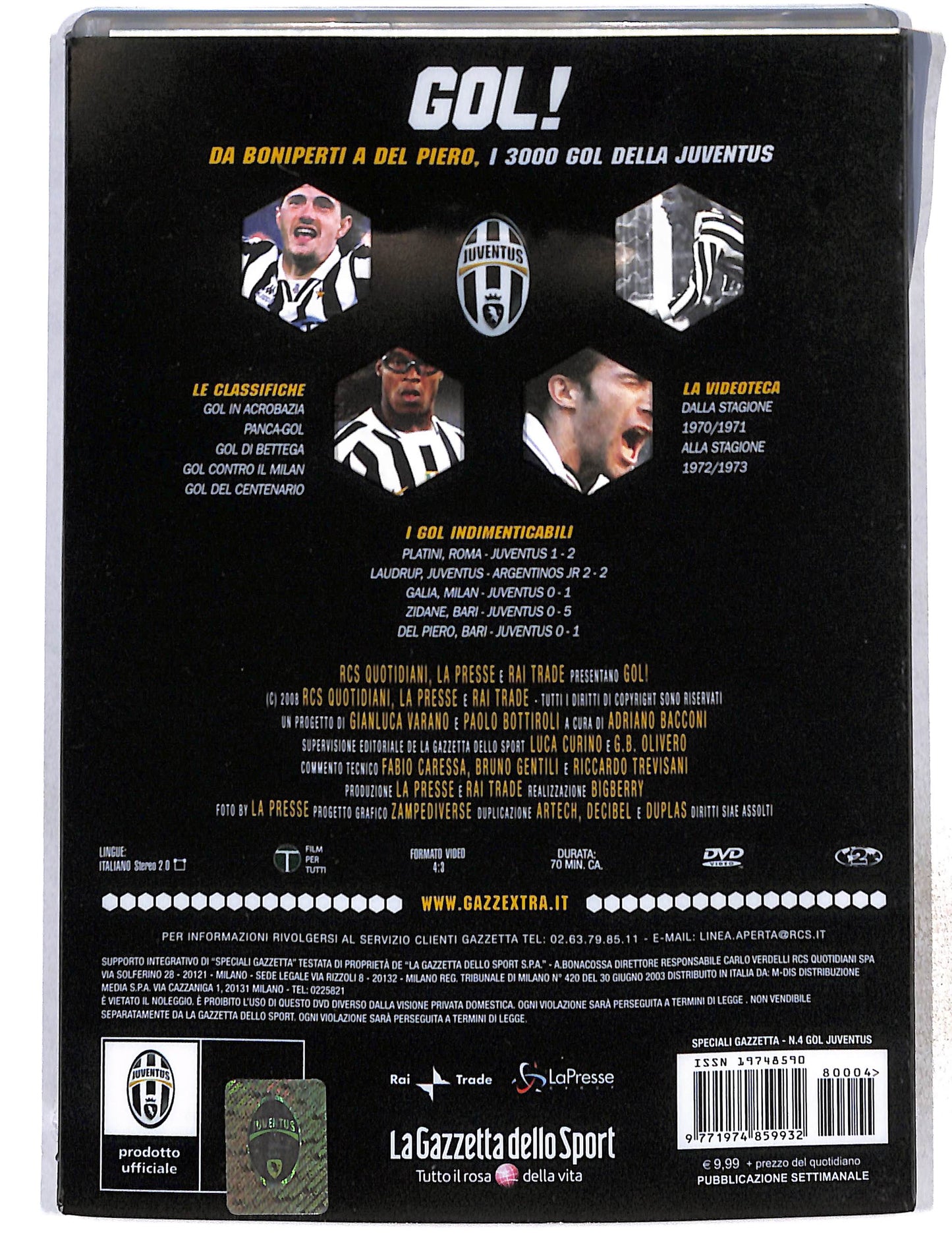 EBOND Gol!Da Boniperti a Del Piero vol.4 EDITORIALE DVD DB772864