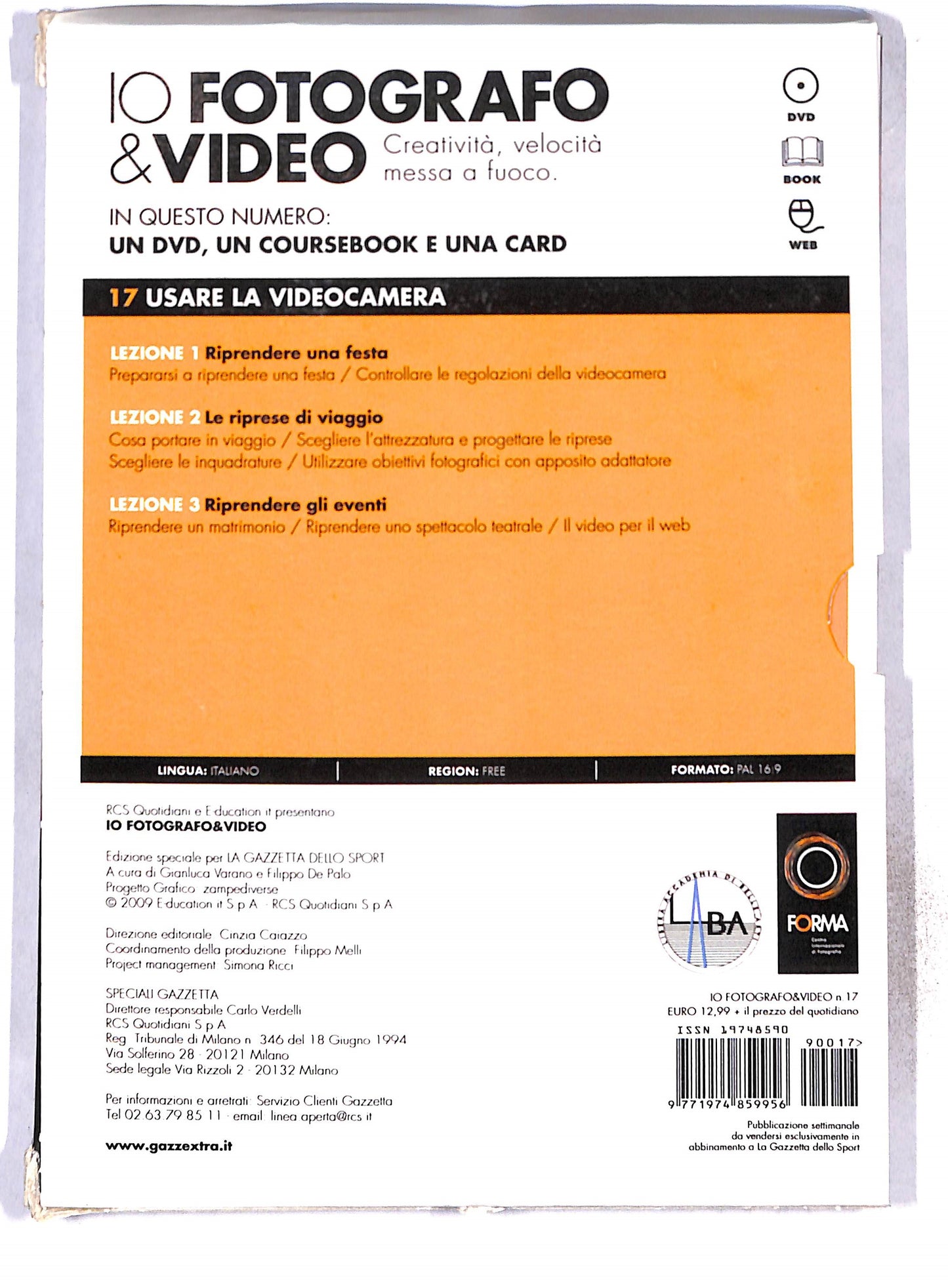 EBOND Io Fotografo & Video vol.17 Usare la videocamera + LIBRO DVD DB772869