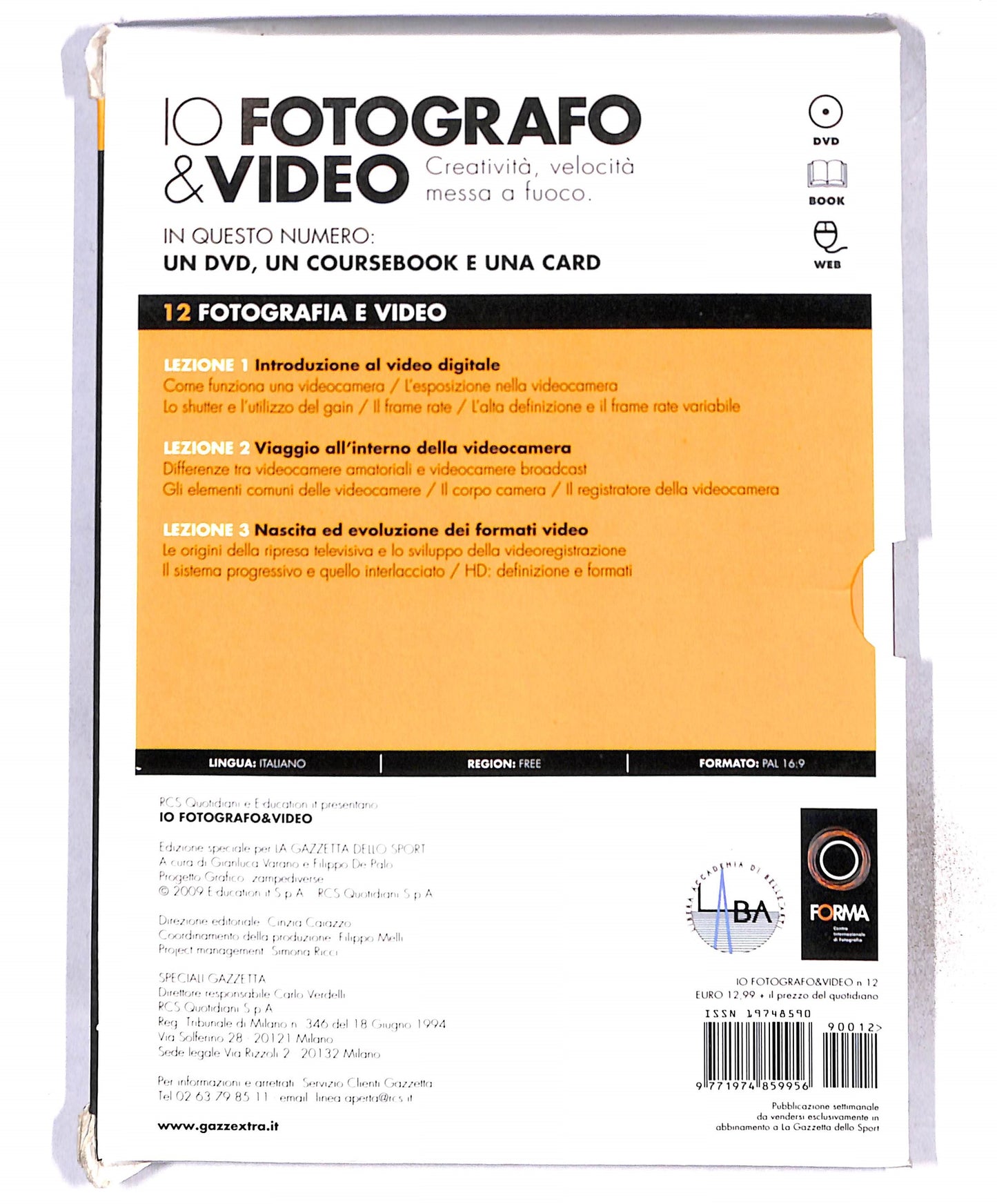 EBOND Io Fotografo & Video Vol.12 Fotografia e video + LIBRO DVD DB772870
