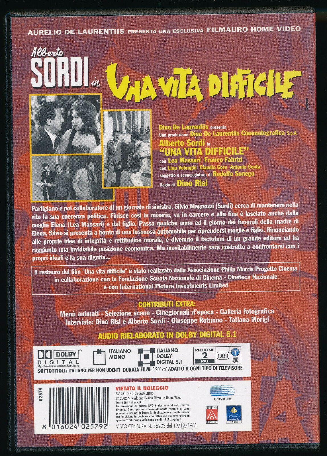 EBOND Una Vita Difficile DVD DB773013