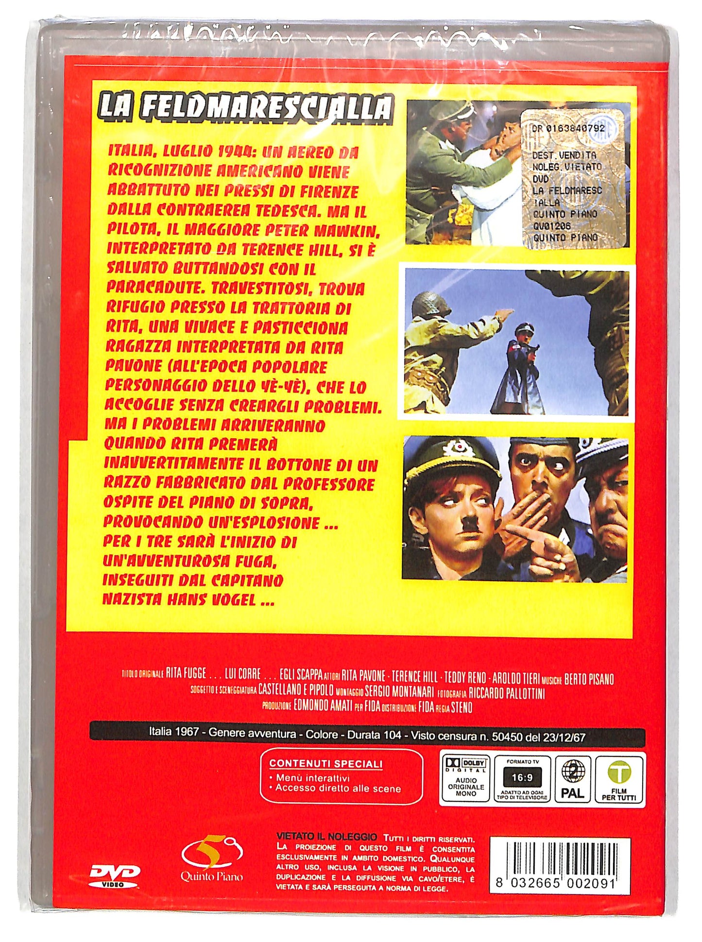 EBOND La feldmarescialla - Rita fugge... lui corre... egli scappa DVD DB773031