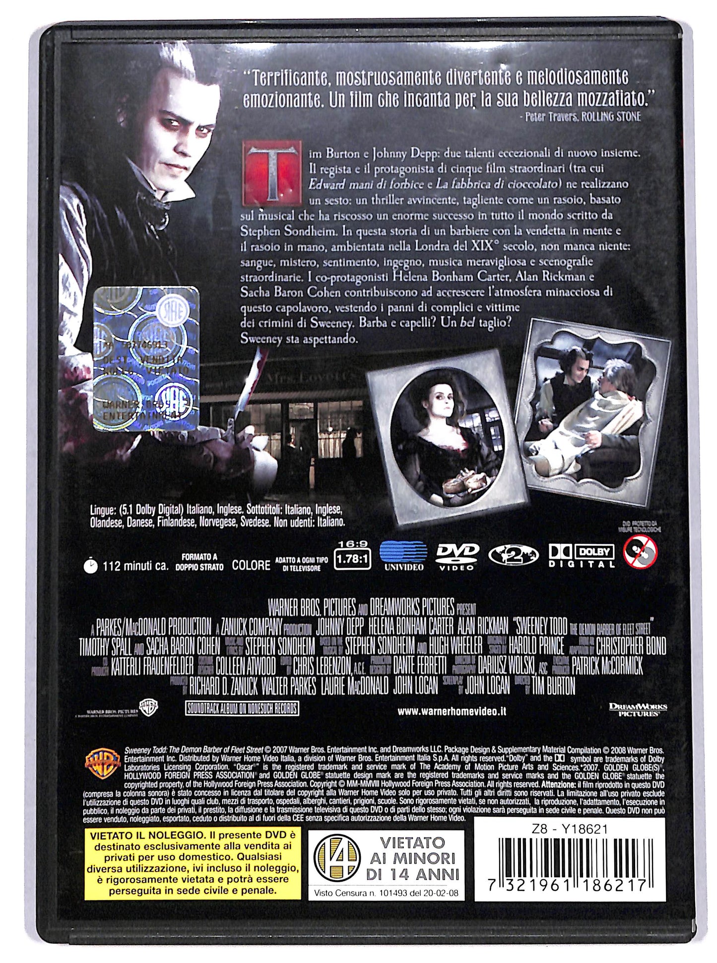 EBOND sweeney todd DVD DB773218