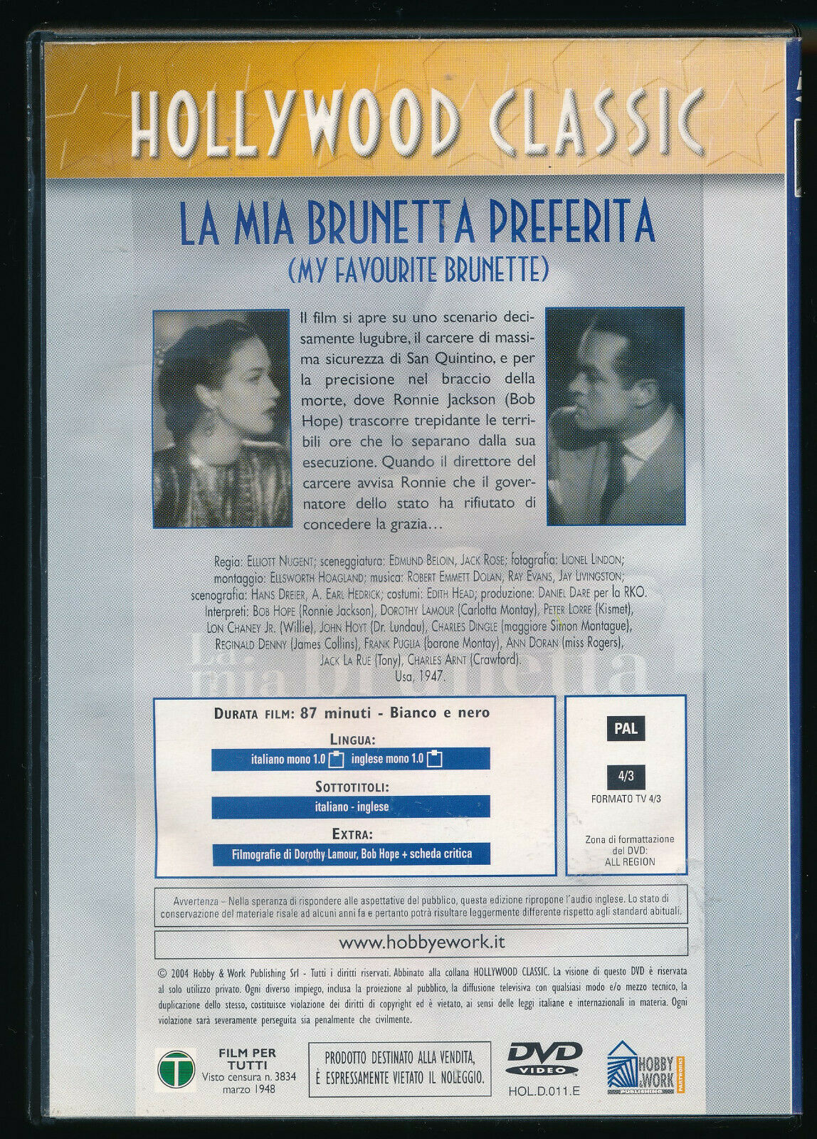 EBOND La Mia Brunetta Preferita Editoriale DVD DB773231