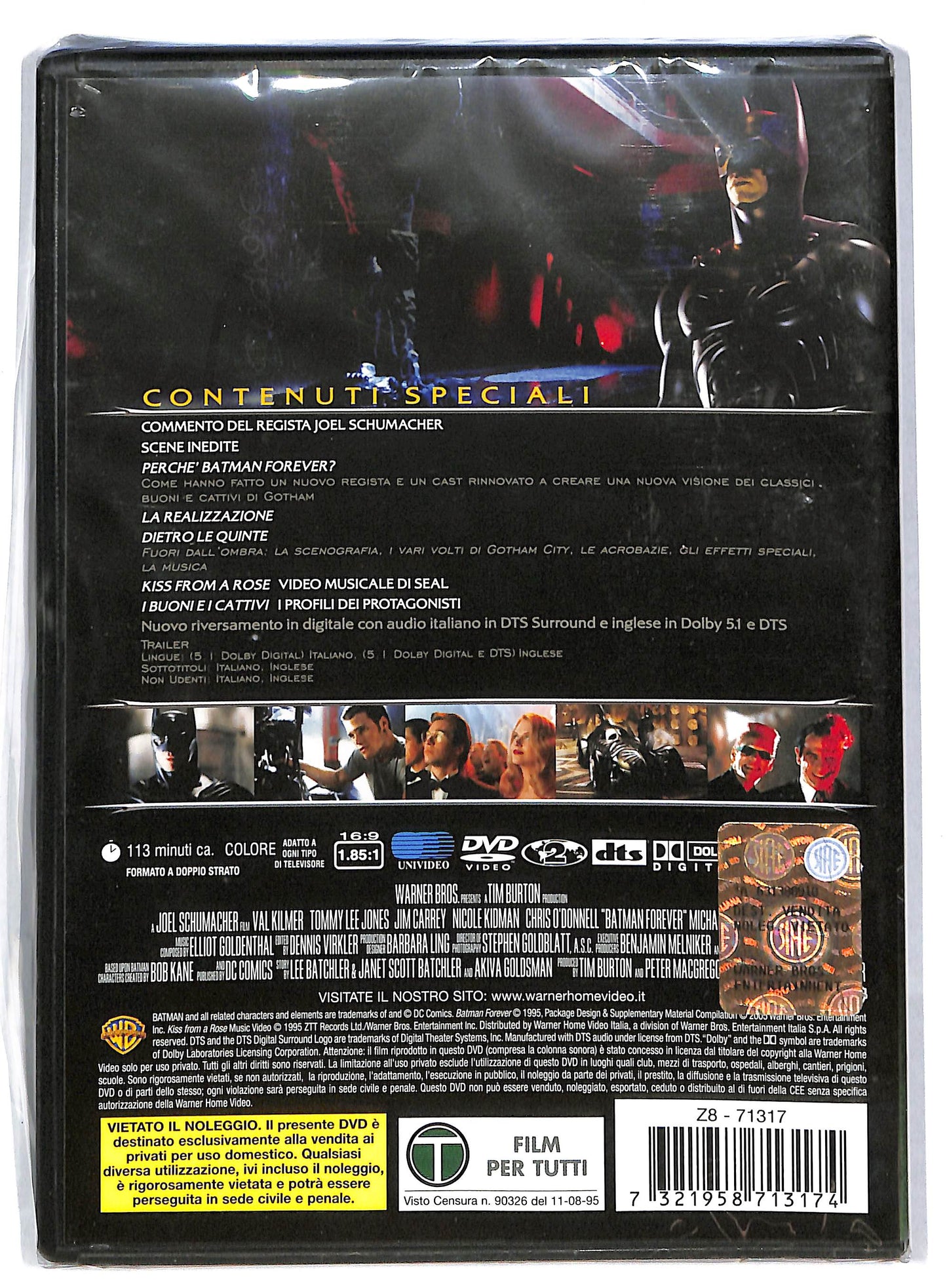 EBOND Batman Forever EDIZIONE SPECIALE 2 dischi DVD DB773321