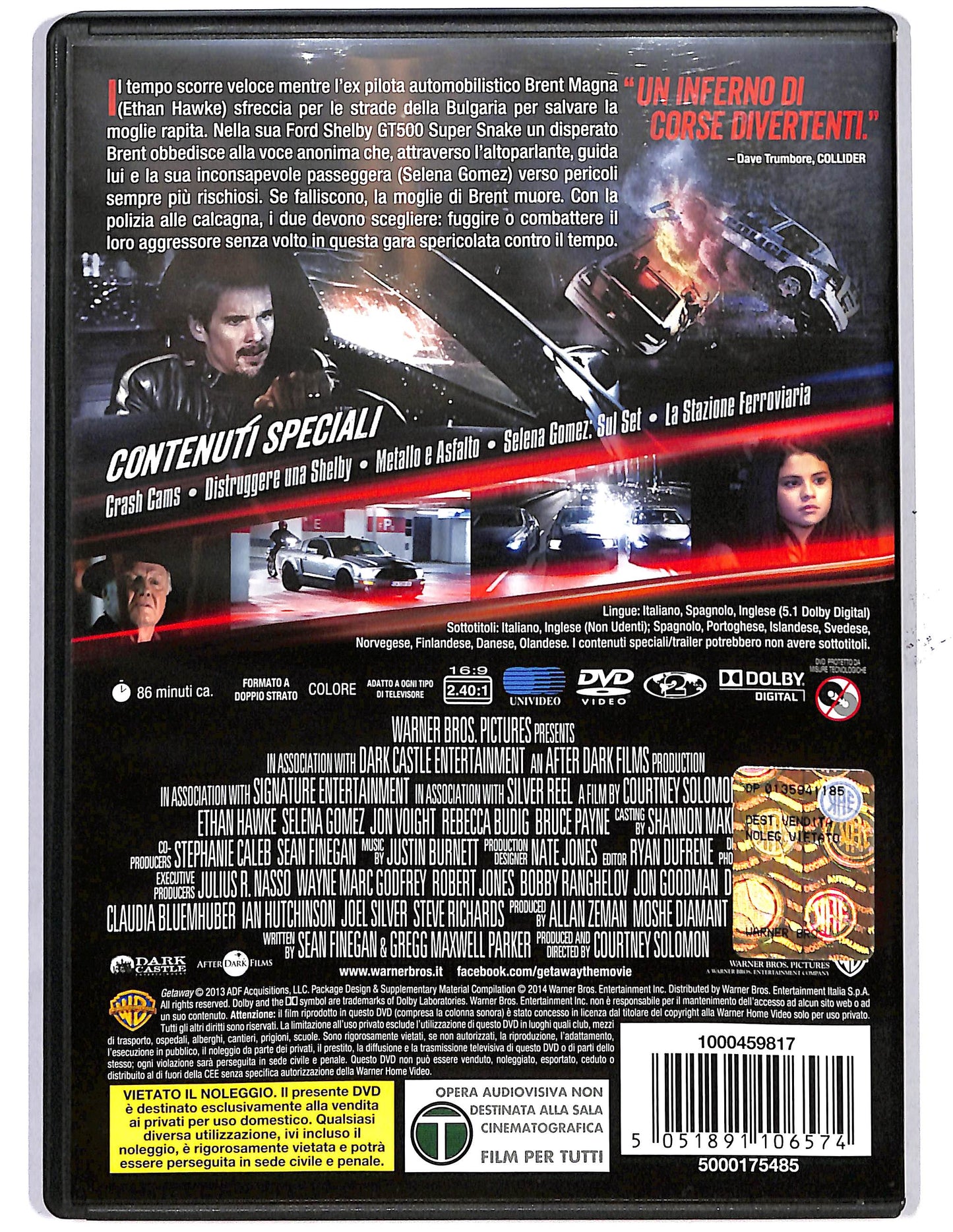 EBOND Getaway Via di fuga DVD DB773346