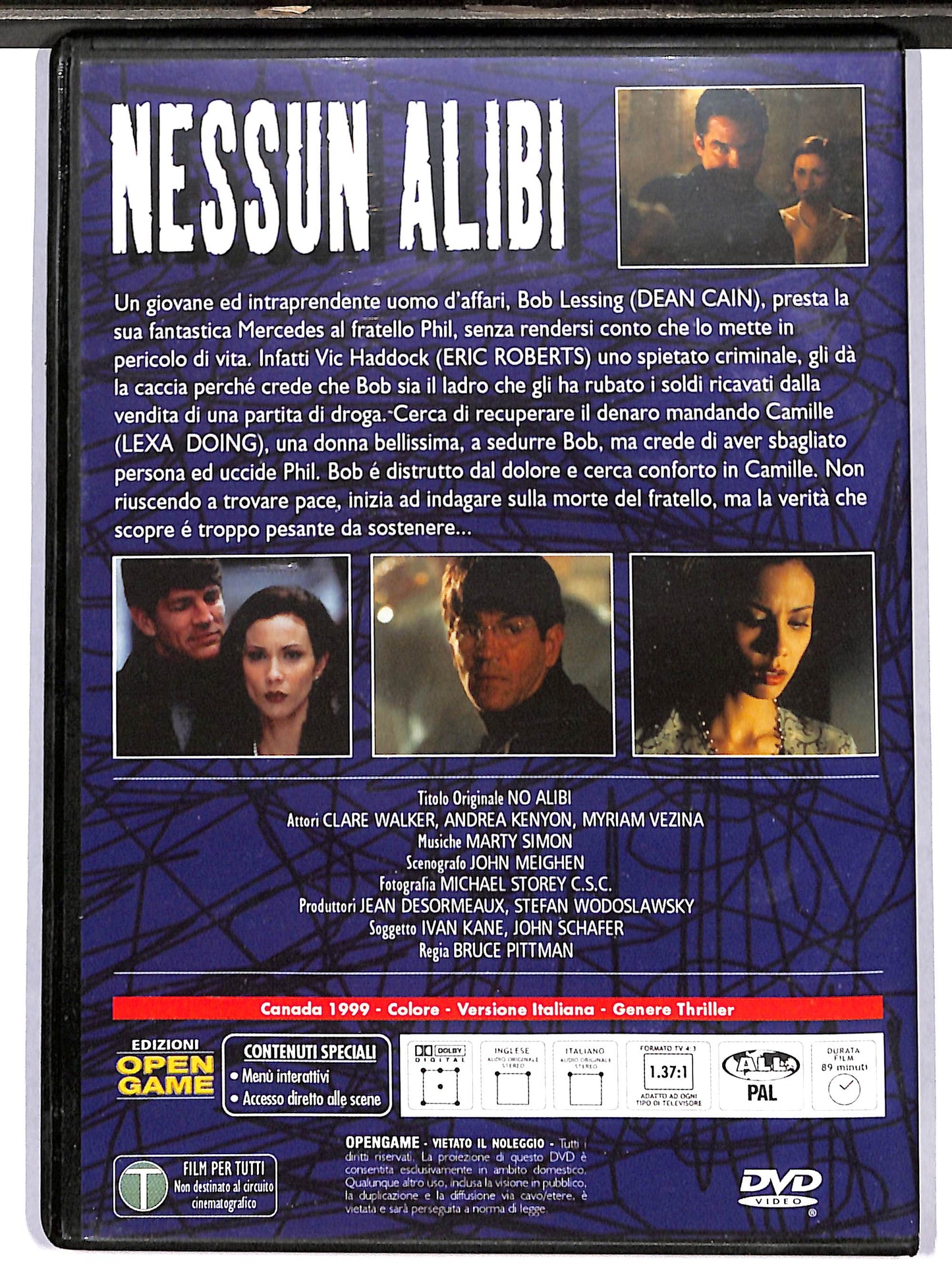 EBOND Nessun alibi EDITORIALE DVD DB773360