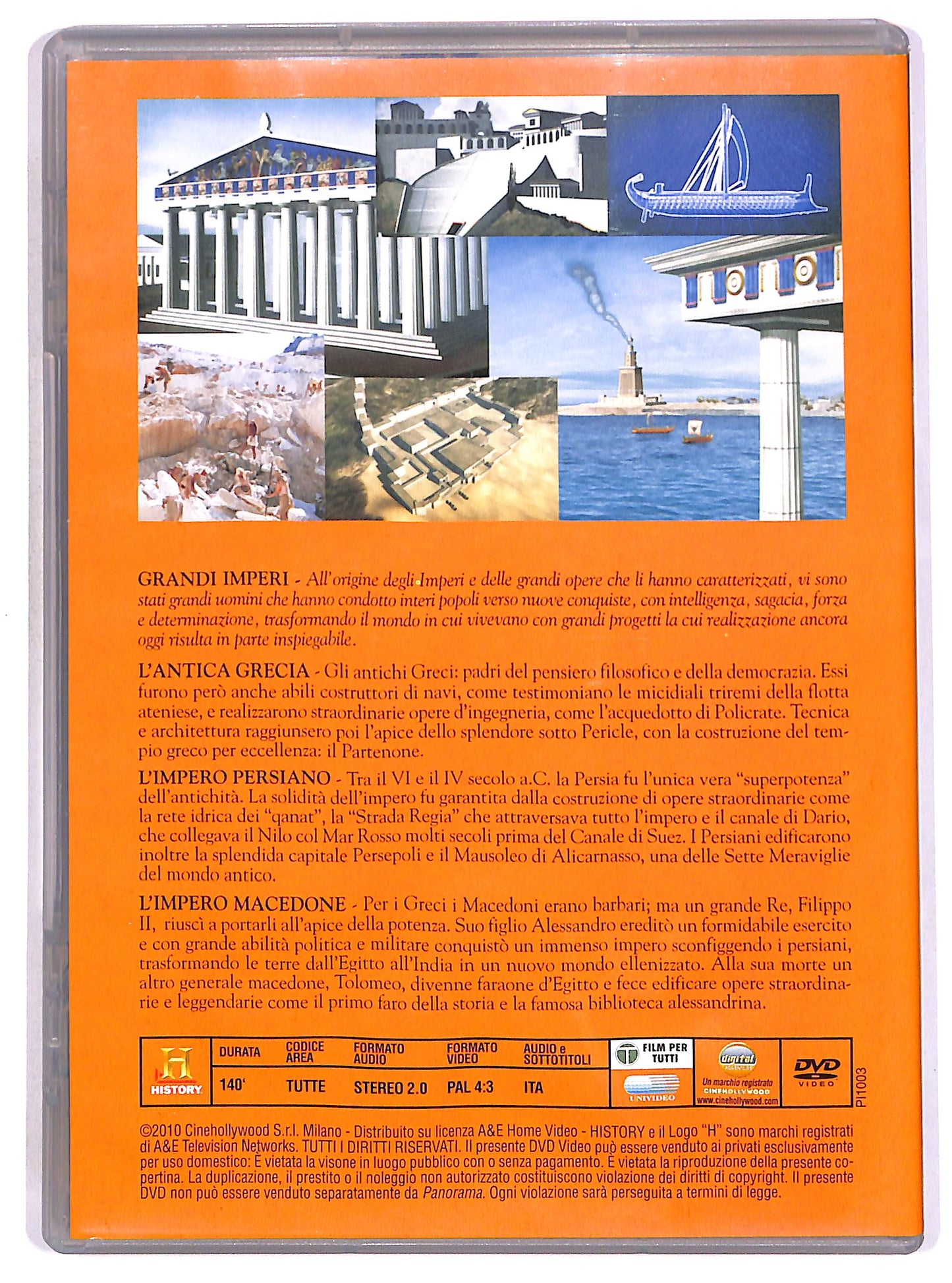 EBOND Grandi Imperi della Storia vol 3 - L'Antica Grecia DVD DB773444