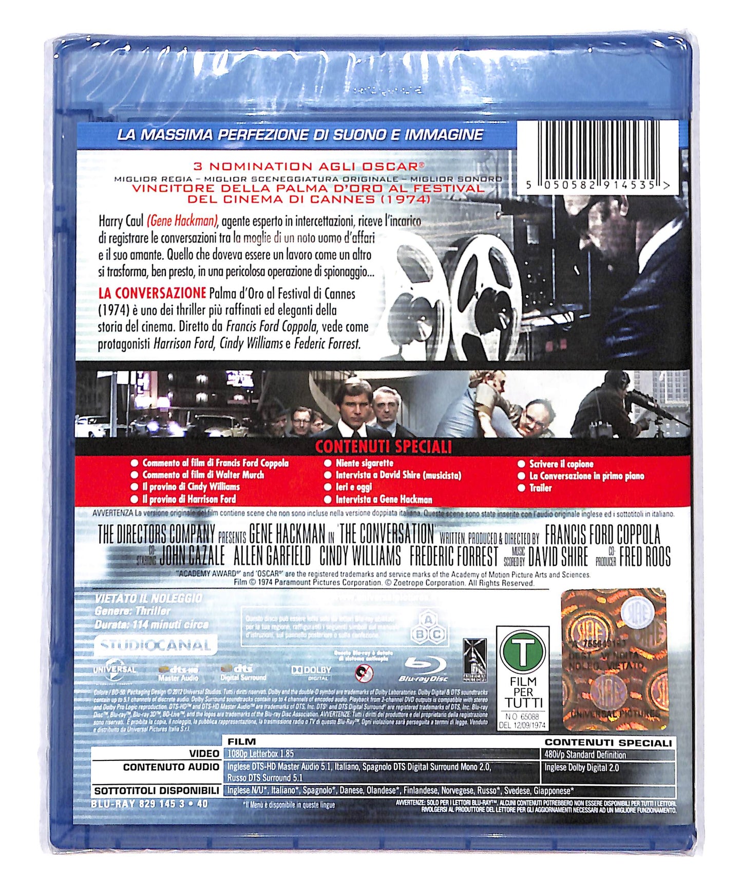 EBOND La conversazione BLURAY BLURAY DB773603