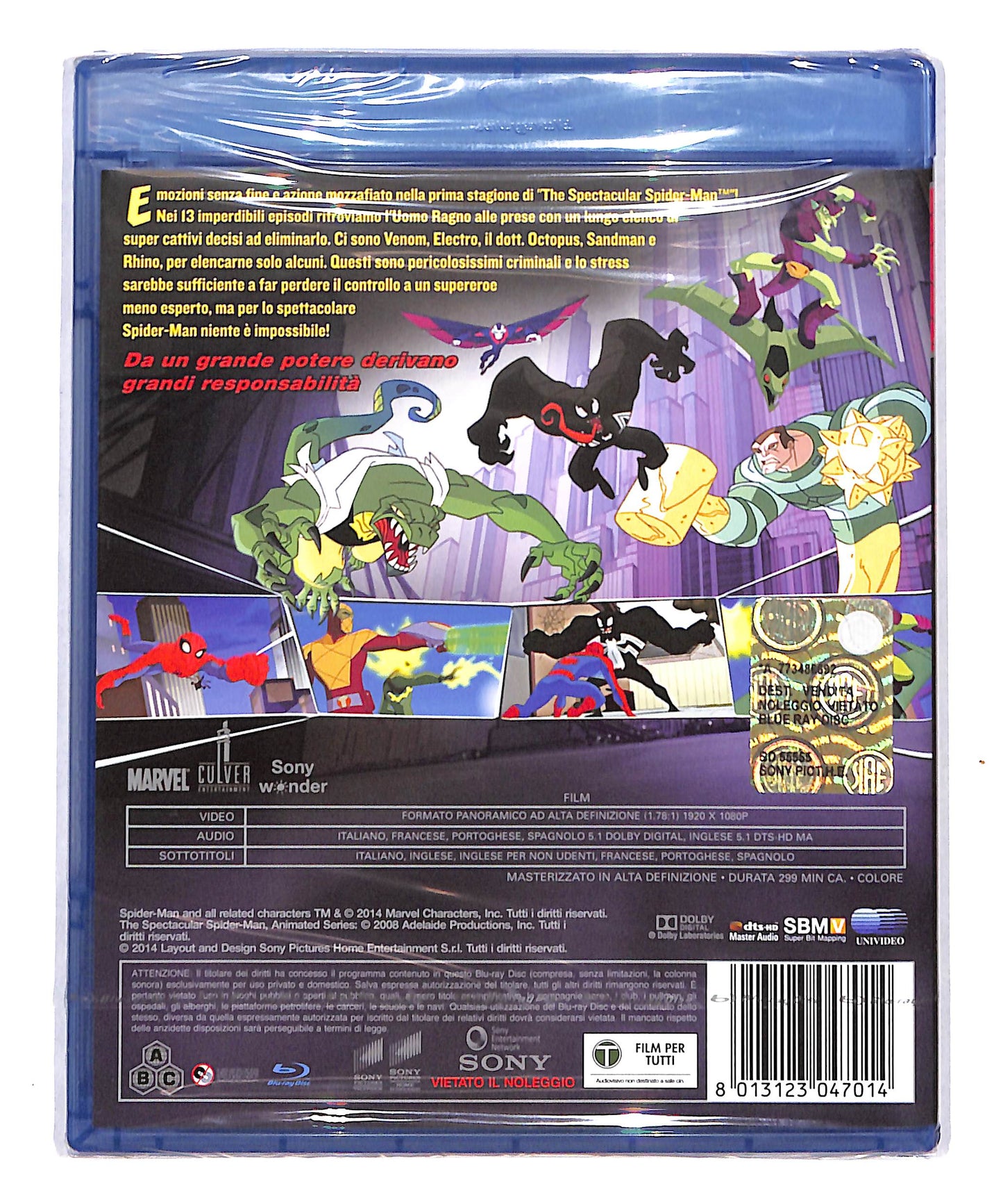 EBOND The Spectacular Spider-Man prima stagione completa BLURAY DB773610