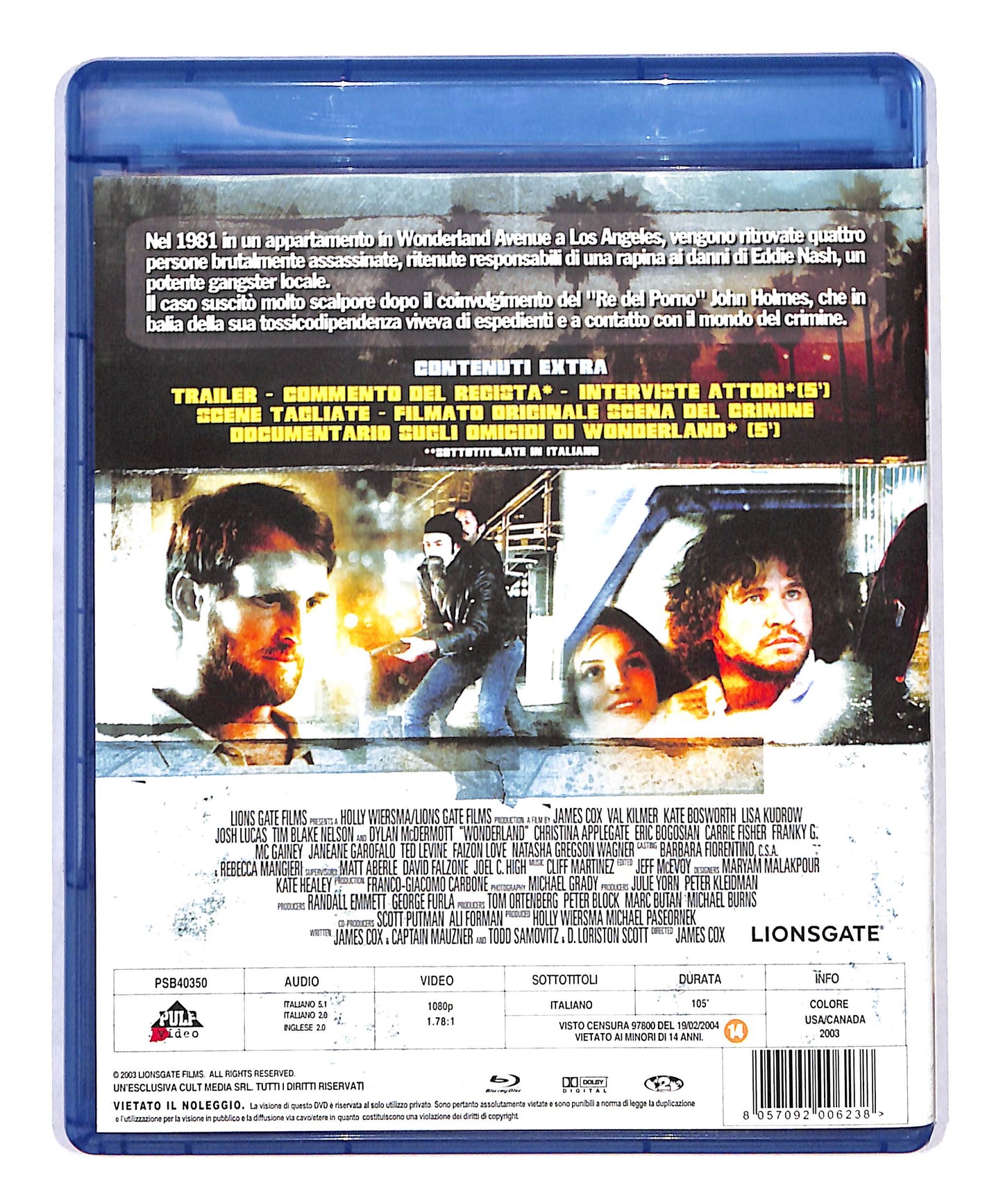 EBOND Wonderland - Massacro A Hollywood BLURAY DB773622