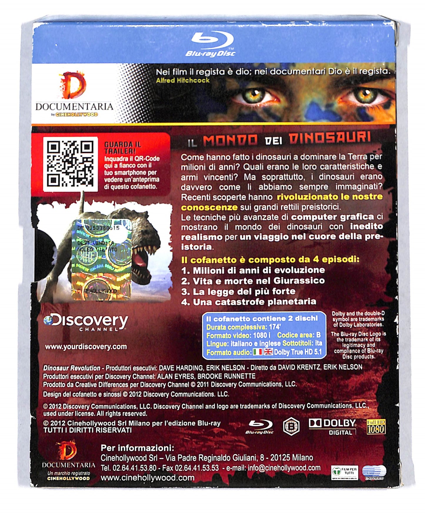 EBOND Il mondo dei dinosauri BLURAY DB773660