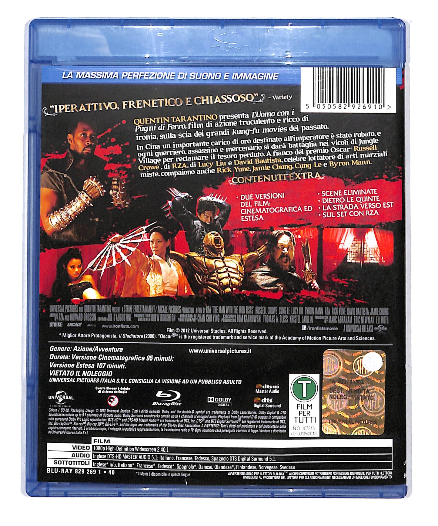 EBOND L' Uomo con I Pugni di Ferro BLURAY BLURAY DB773670