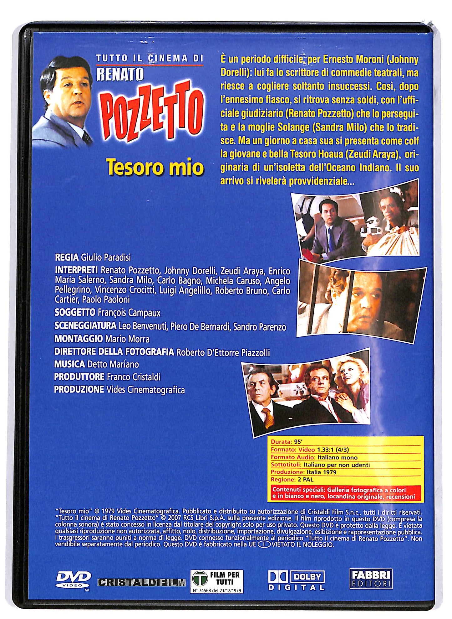 EBOND Renato Pozzetto - Tesoro mio EDITORIALE DVD DB773811