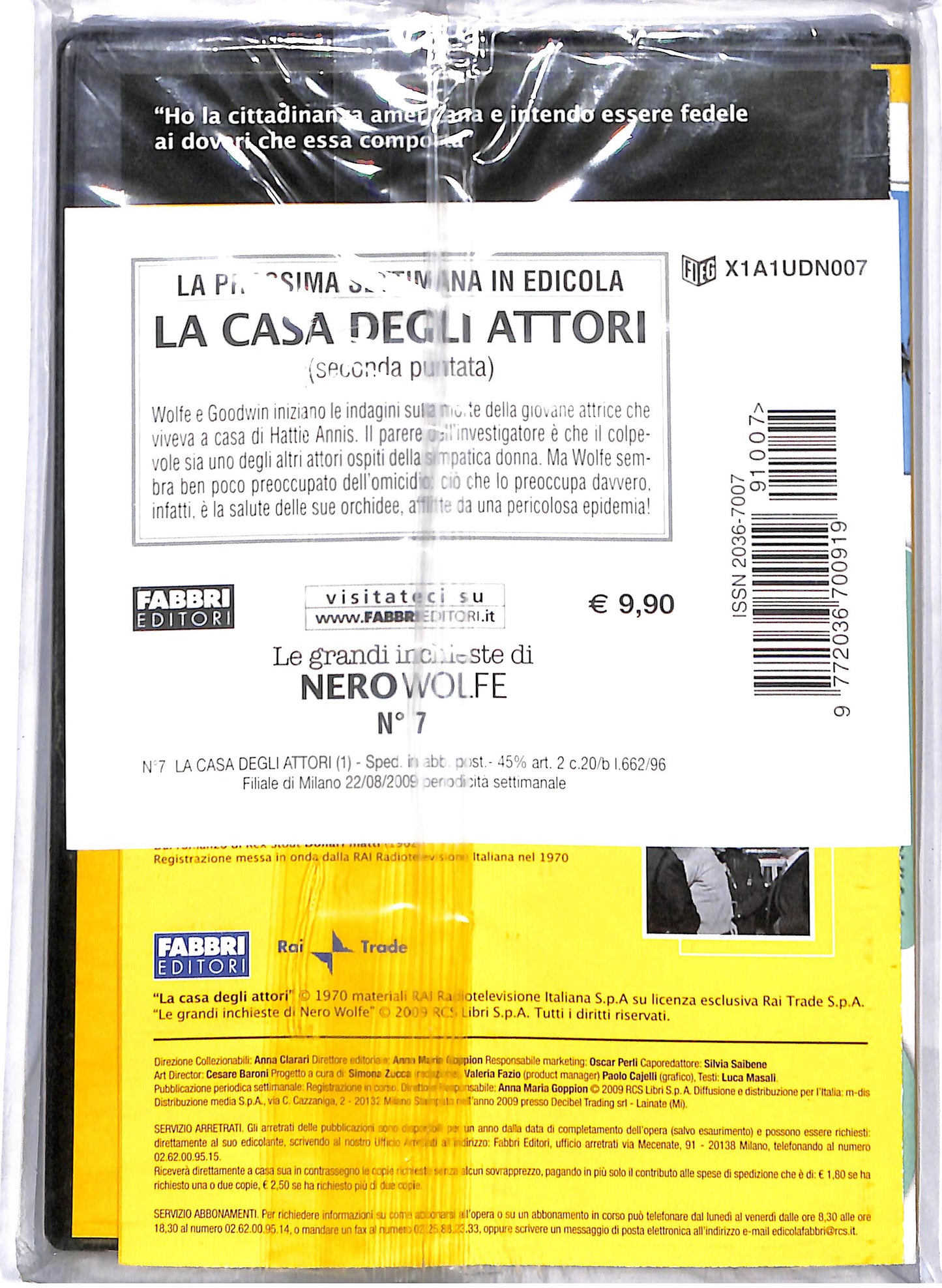 EBOND La casa degli attori 1° puntata EDITORIALE DVD DB773832